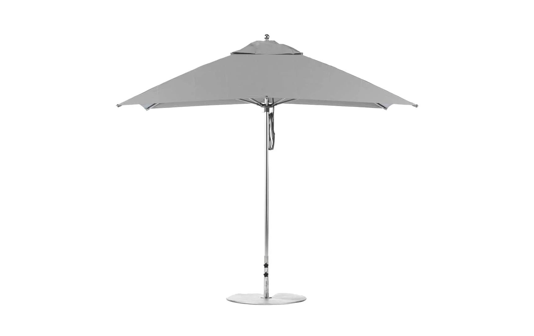 Ledge Lounger Essential Fiberglass Umbrella - 8.5' Rectangle Pulley - Image 13