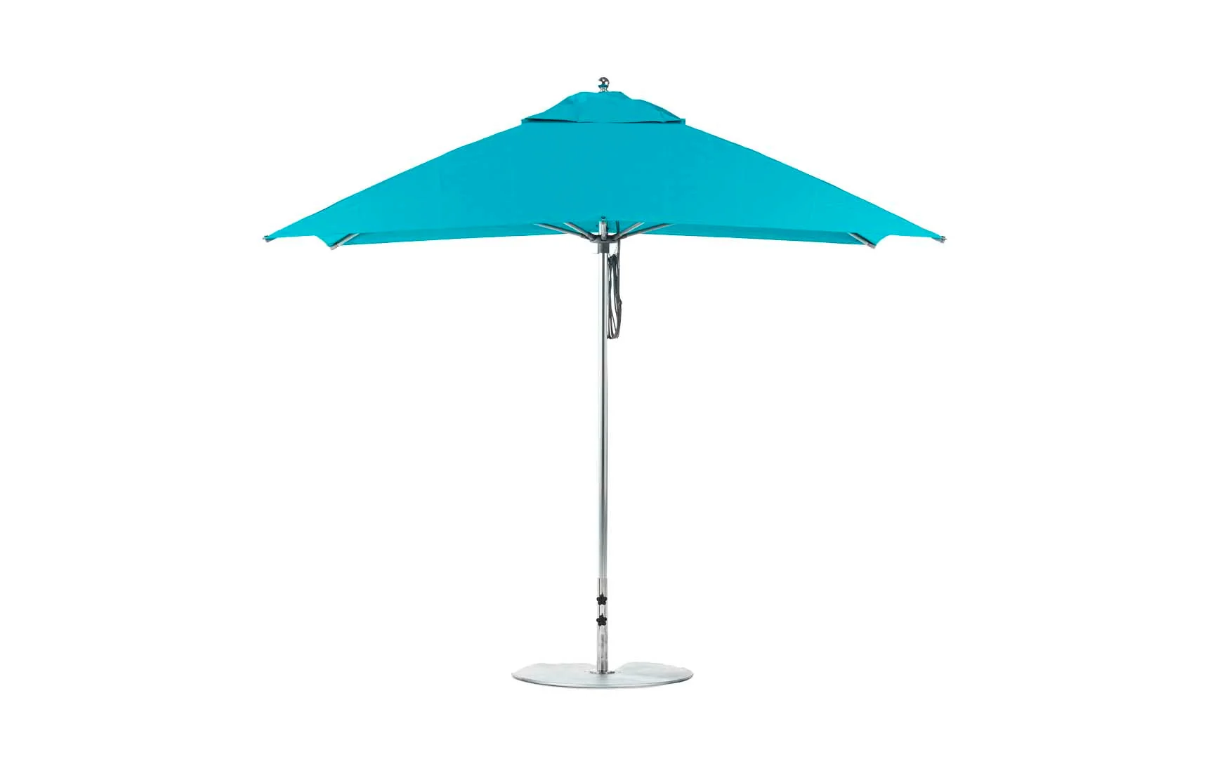 Ledge Lounger Essential Fiberglass Umbrella - 8.5' Rectangle Pulley - Image 14
