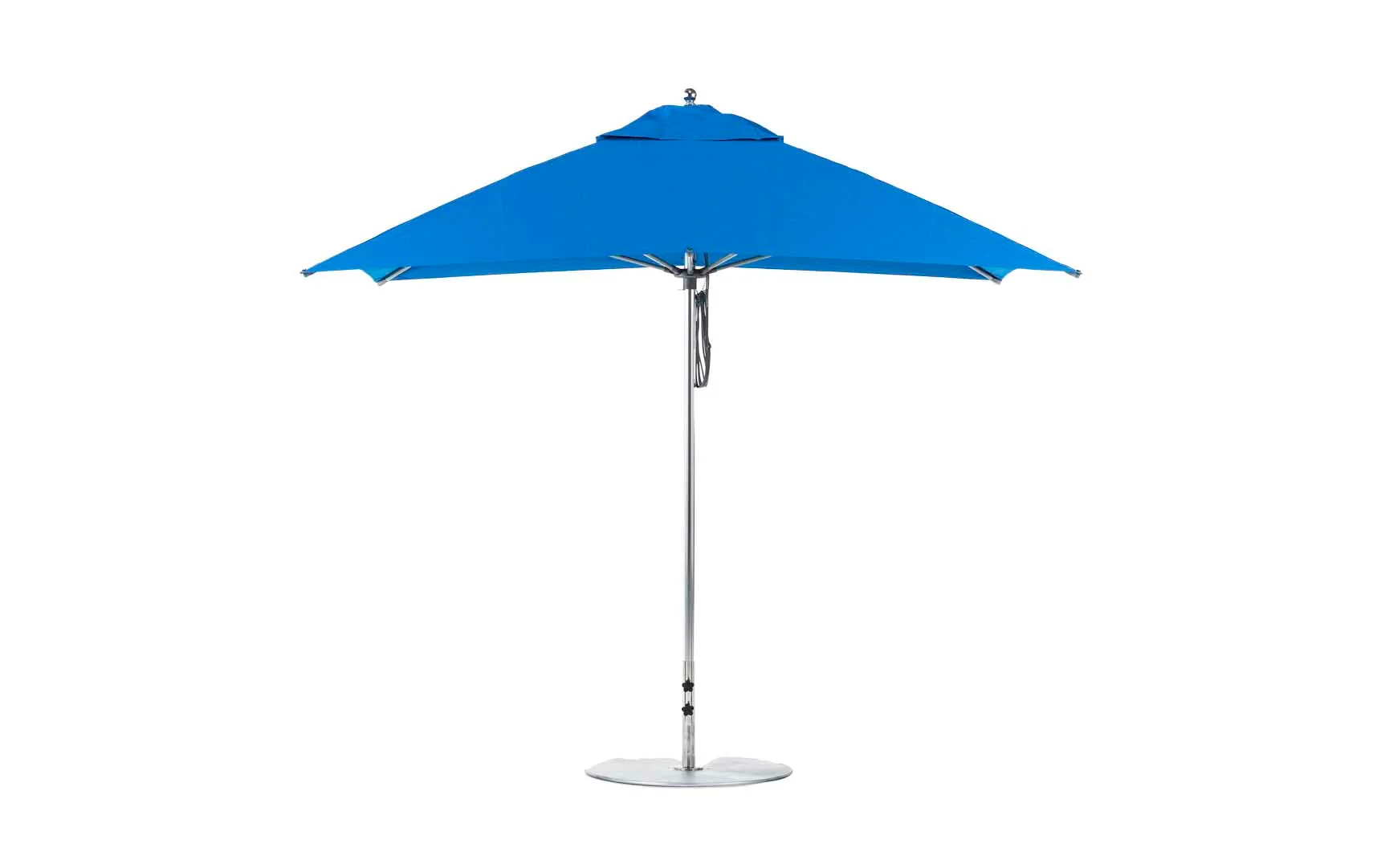 Ledge Lounger Essential Fiberglass Umbrella - 8.5' Rectangle Pulley - Image 15