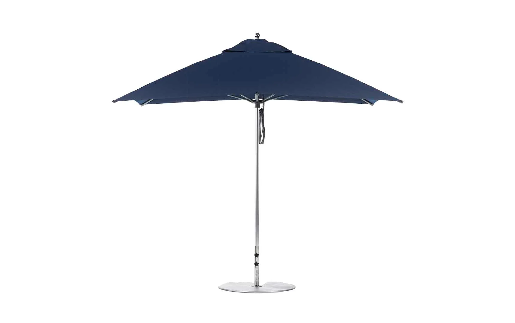 Ledge Lounger Essential Fiberglass Umbrella - 8.5' Rectangle Pulley - Image 16