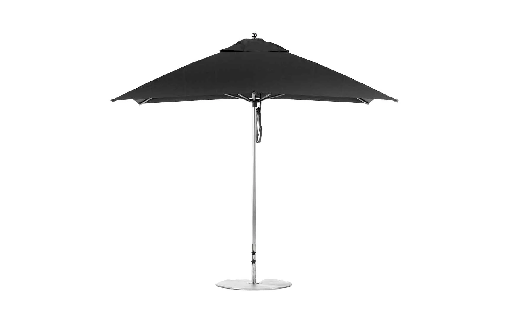 Ledge Lounger Essential Fiberglass Umbrella - 8.5' Rectangle Pulley - Image 17