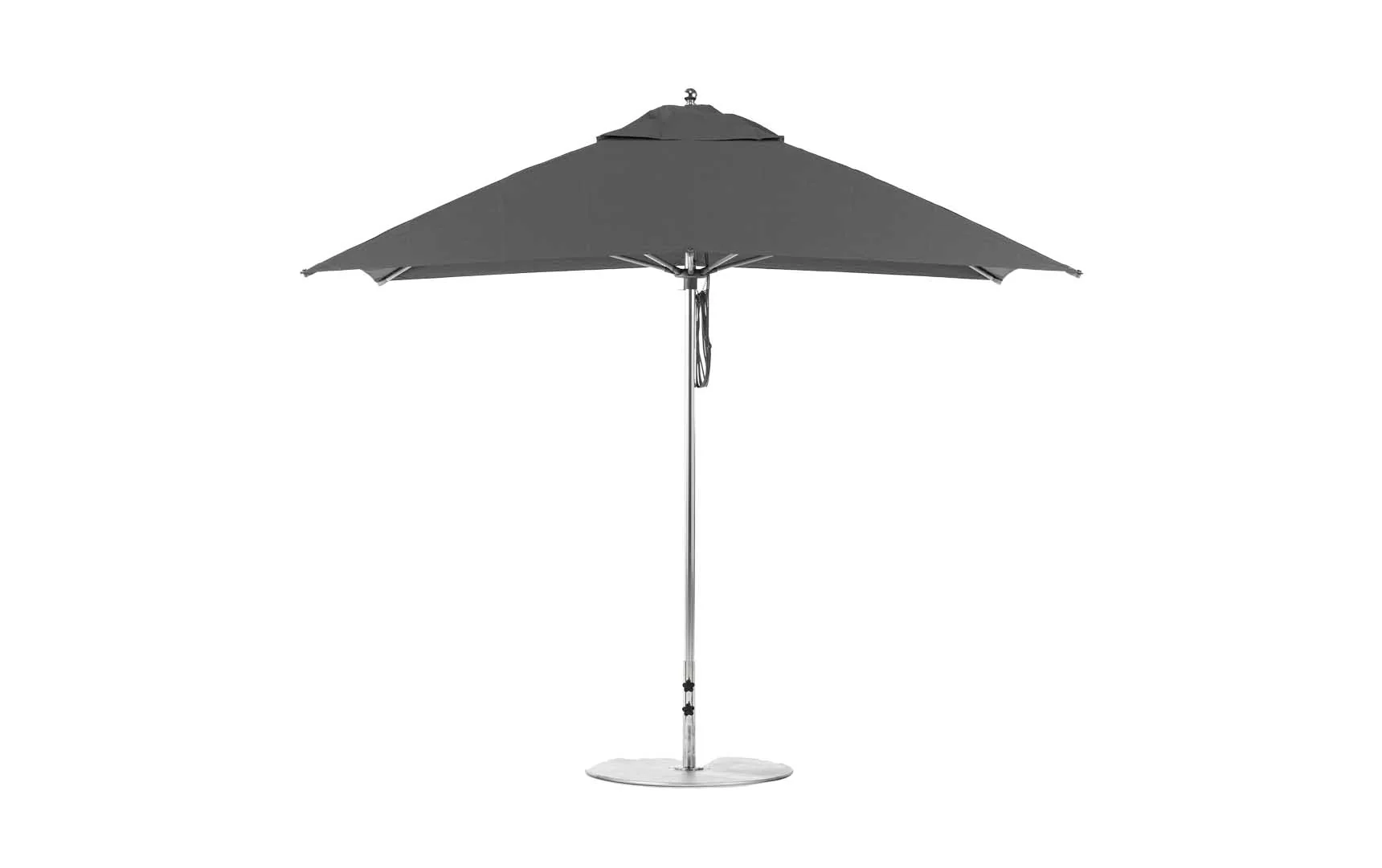 Ledge Lounger Essential Fiberglass Umbrella - 8.5' Rectangle Pulley - Image 18