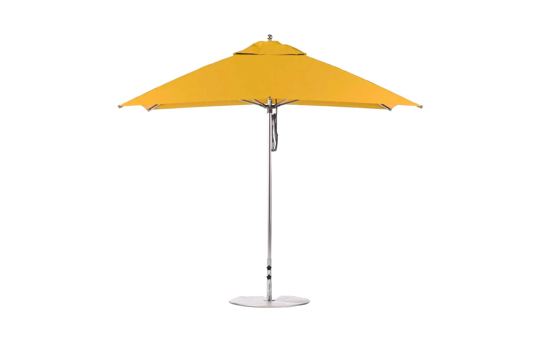 Ledge Lounger Essential Fiberglass Umbrella - 8.5' Rectangle Pulley - Image 20