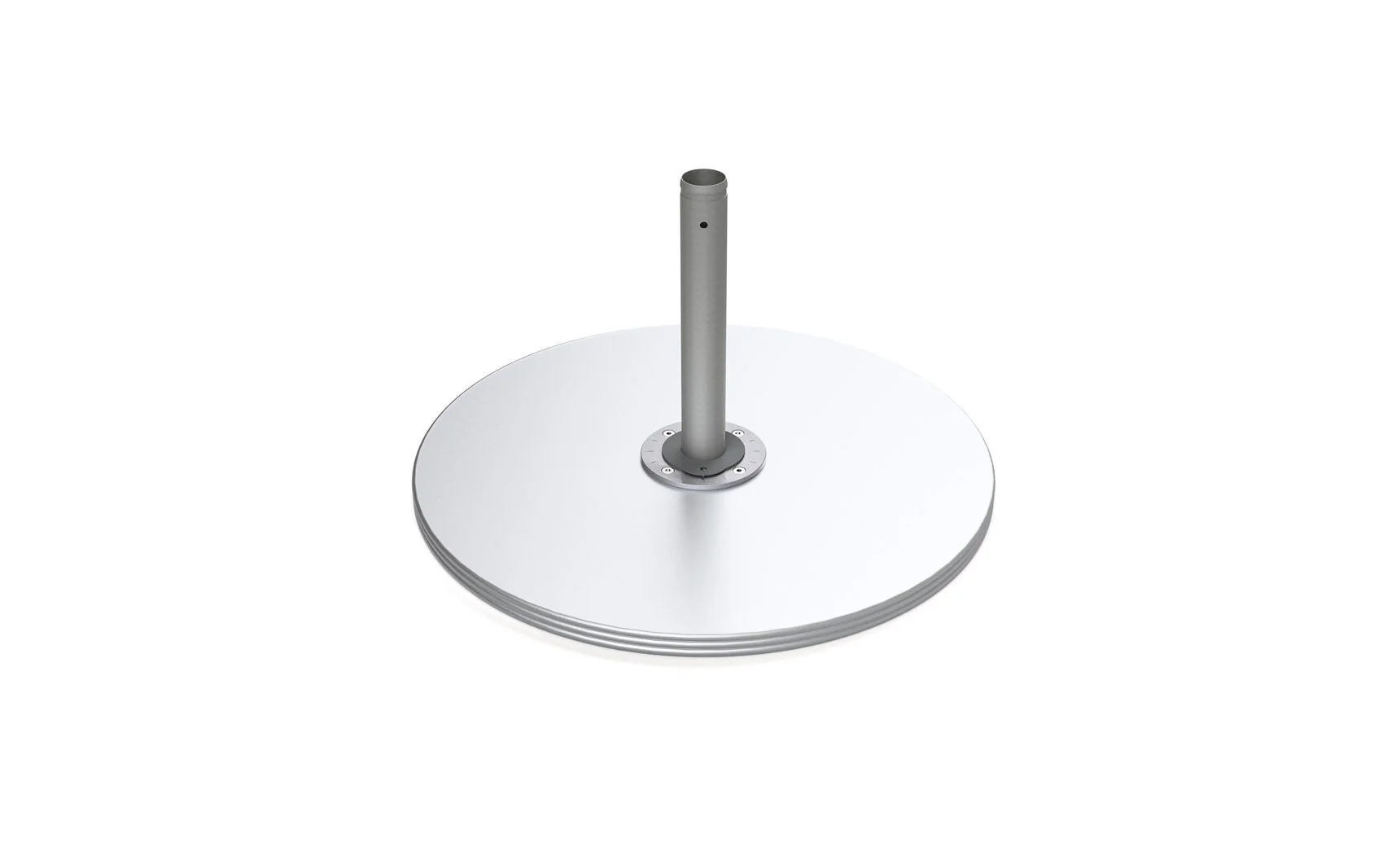 Ledge Lounger Galvanized Steel Plate Stack Cantilever Base