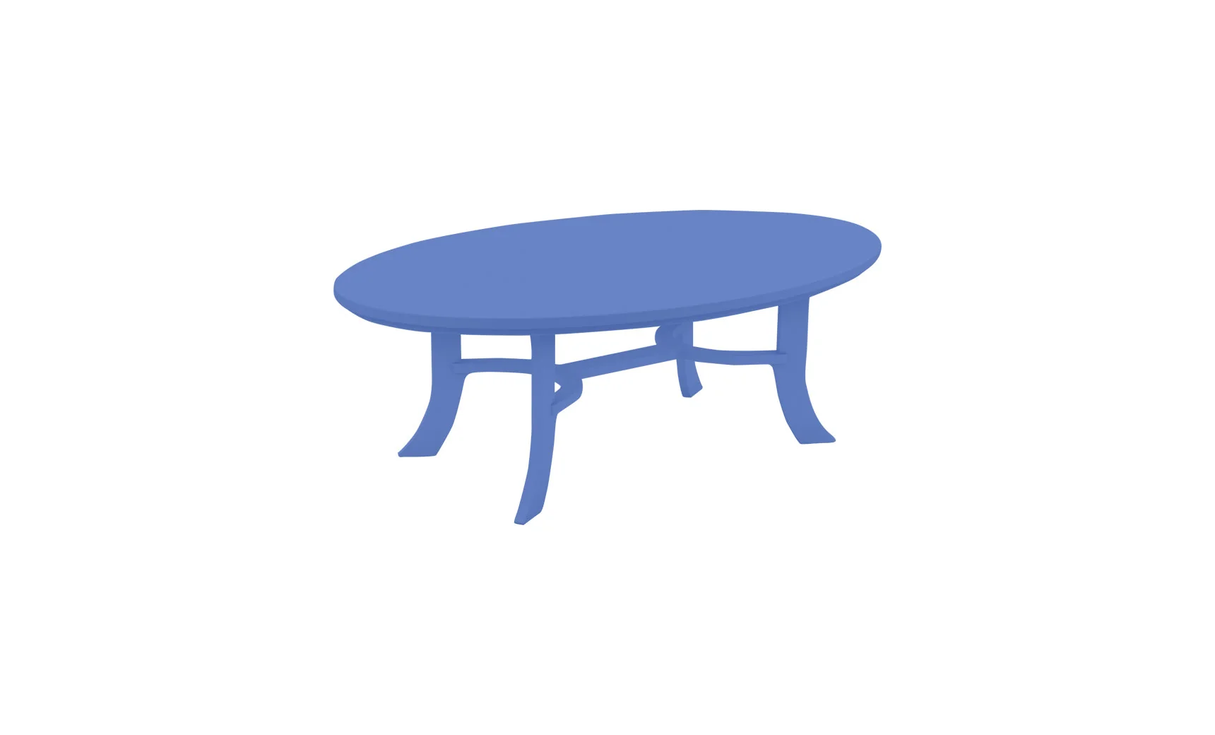 Ledge Lounger Legacy Oval Coffee Table - Image 6