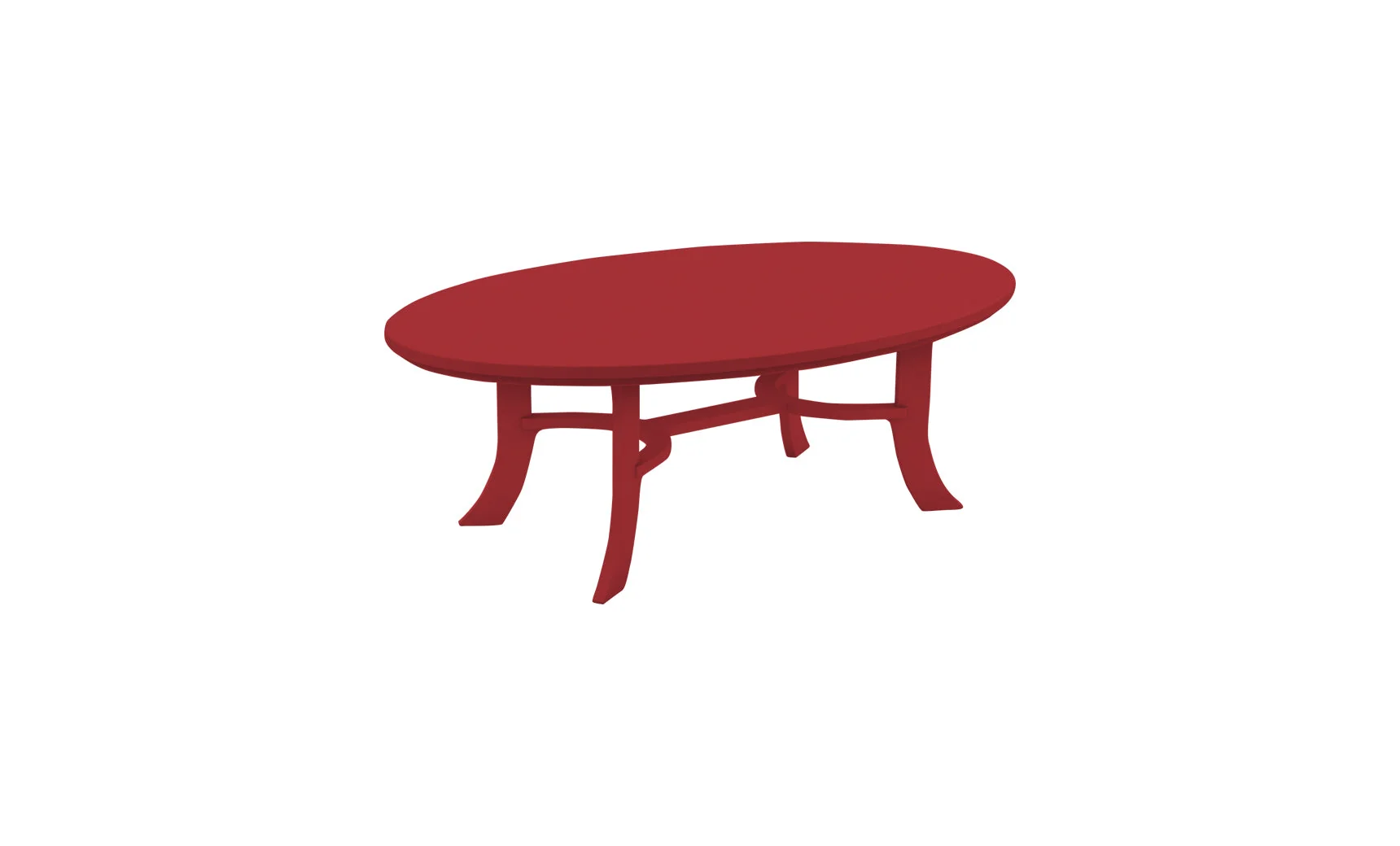 Ledge Lounger Legacy Oval Coffee Table - Image 8