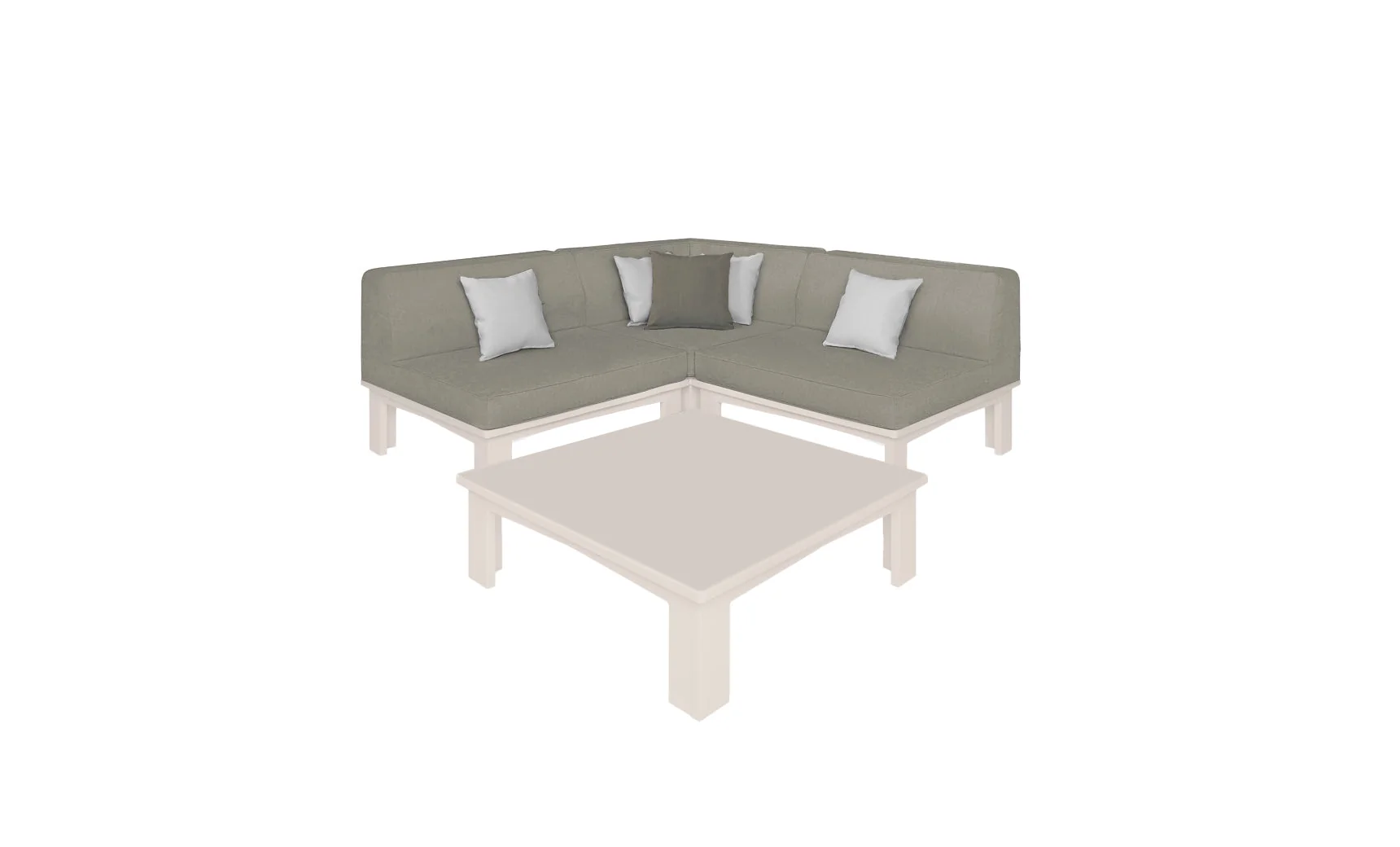Ledge Lounger Mainstay Sectional 4 Piece Diamond - Image 10