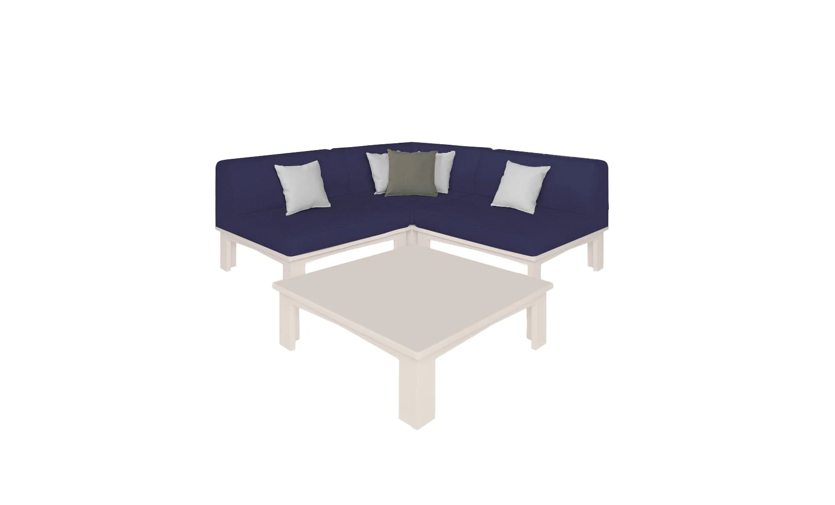 Ledge Lounger Mainstay Sectional 4 Piece Diamond - Image 12
