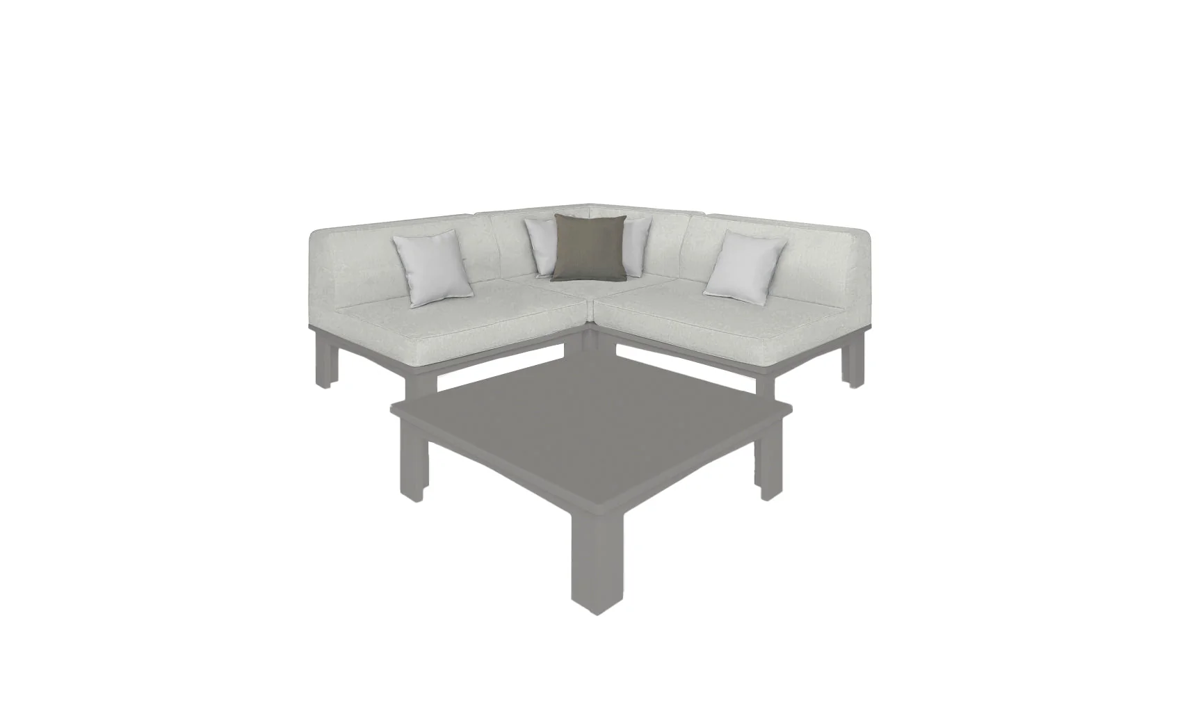 Ledge Lounger Mainstay Sectional 4 Piece Diamond - Image 14