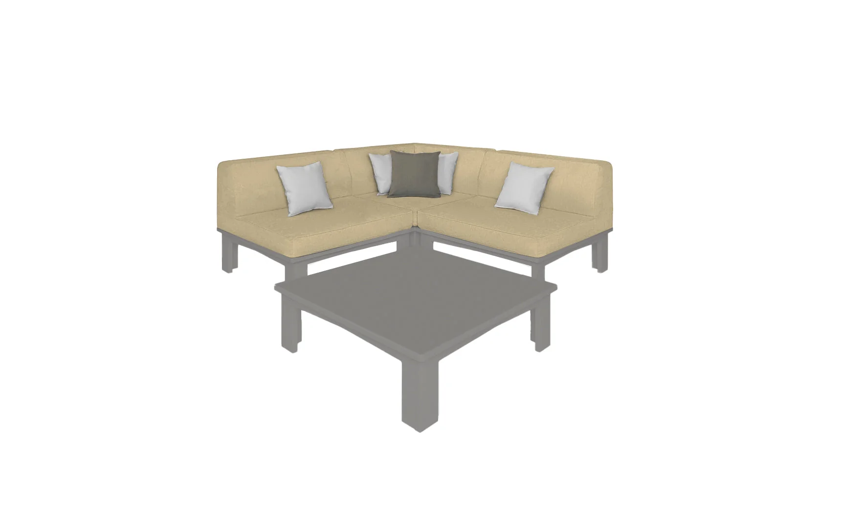 Ledge Lounger Mainstay Sectional 4 Piece Diamond - Image 15