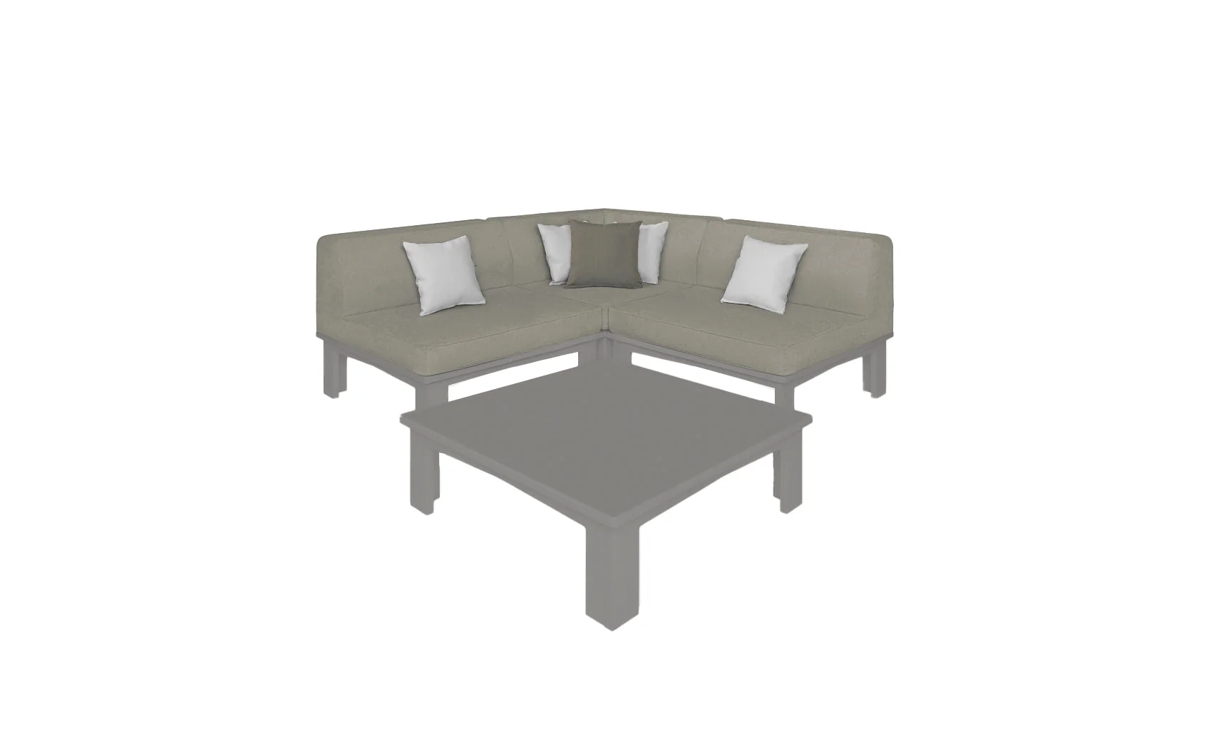 Ledge Lounger Mainstay Sectional 4 Piece Diamond - Image 16