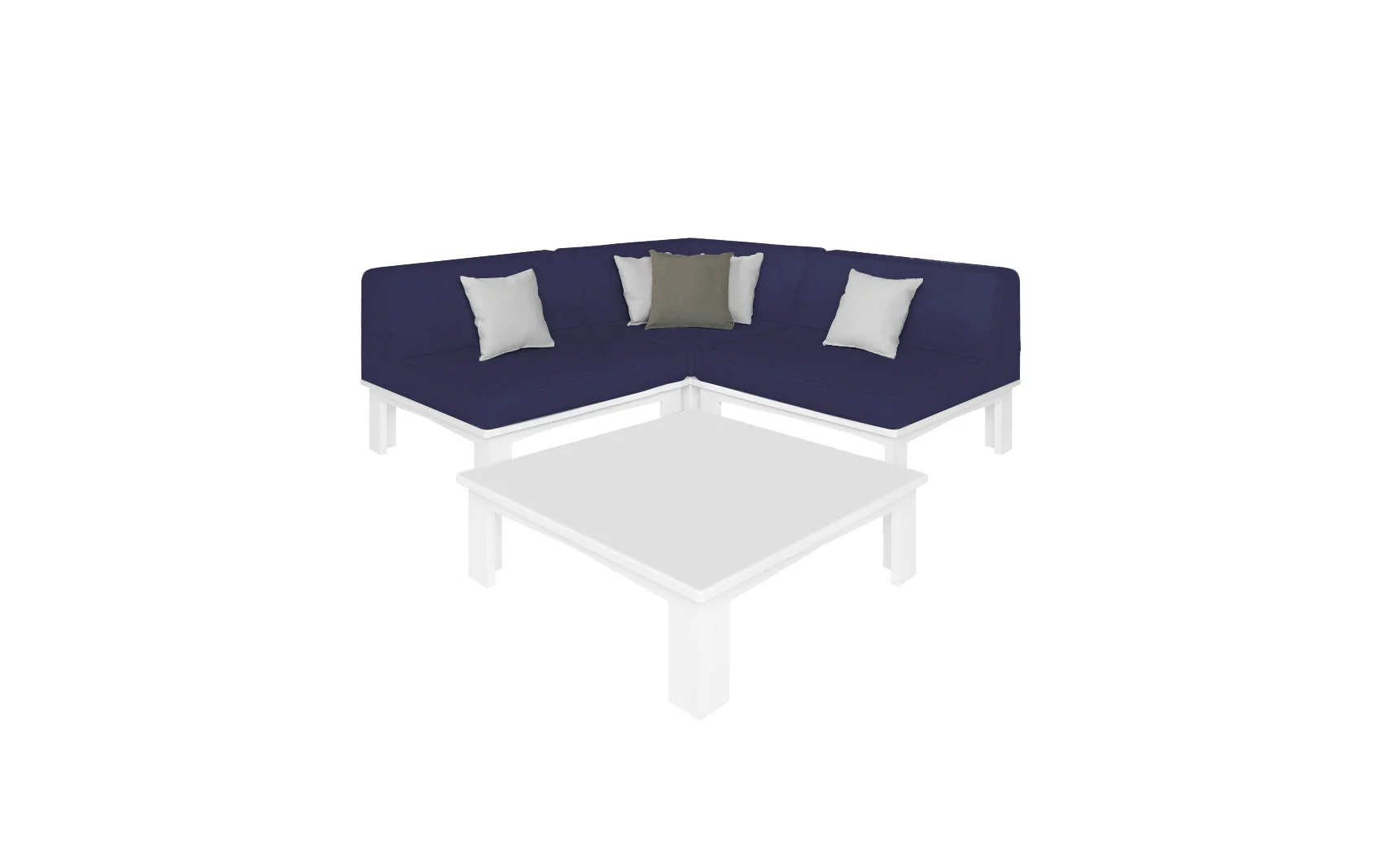 Ledge Lounger Mainstay Sectional 4 Piece Diamond - Image 6