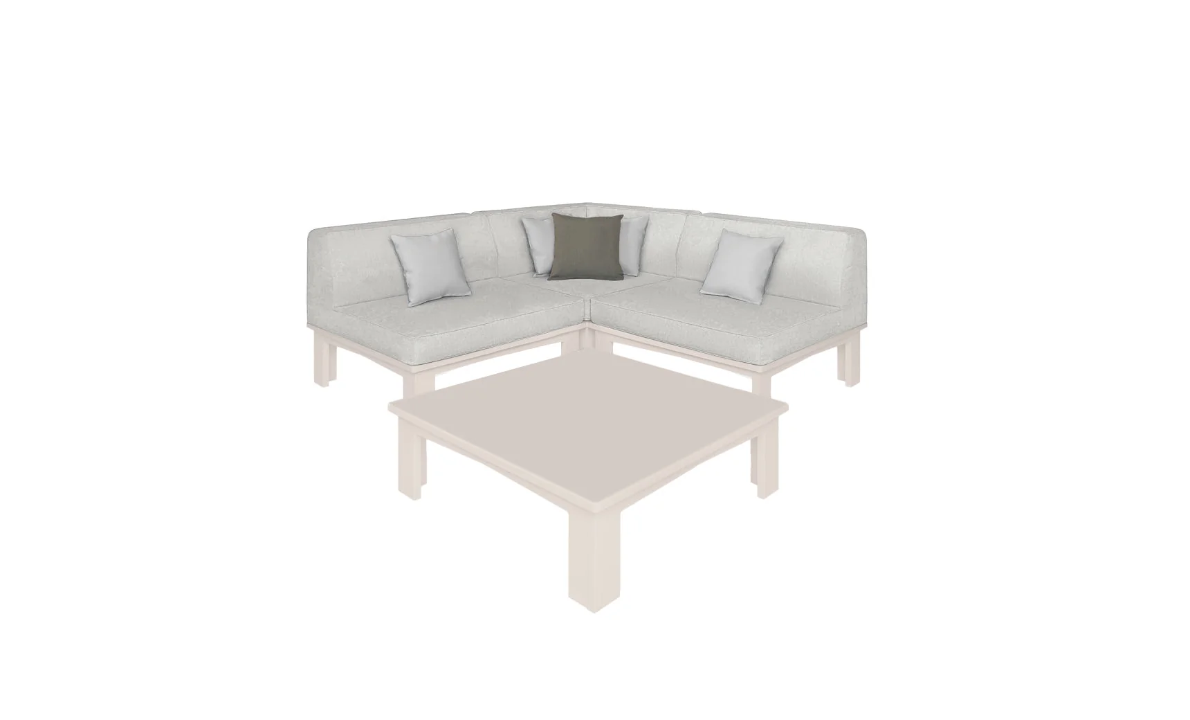 Ledge Lounger Mainstay Sectional 4 Piece Diamond - Image 7