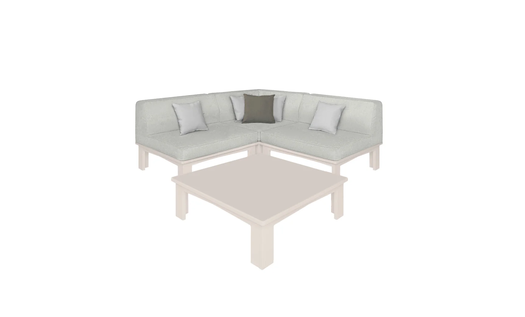 Ledge Lounger Mainstay Sectional 4 Piece Diamond - Image 8