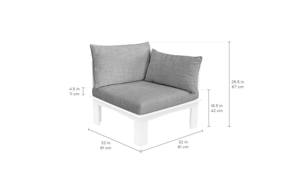 Ledge Lounger Mainstay Sectional Relaxed Left Armchair - Image 8