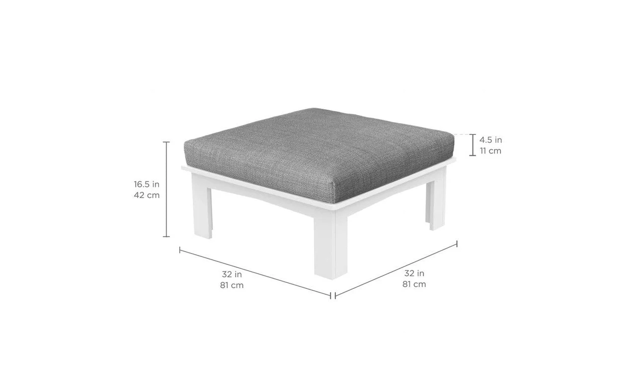 Ledge Lounger Mainstay Sectional Relaxed Ottoman - Image 4