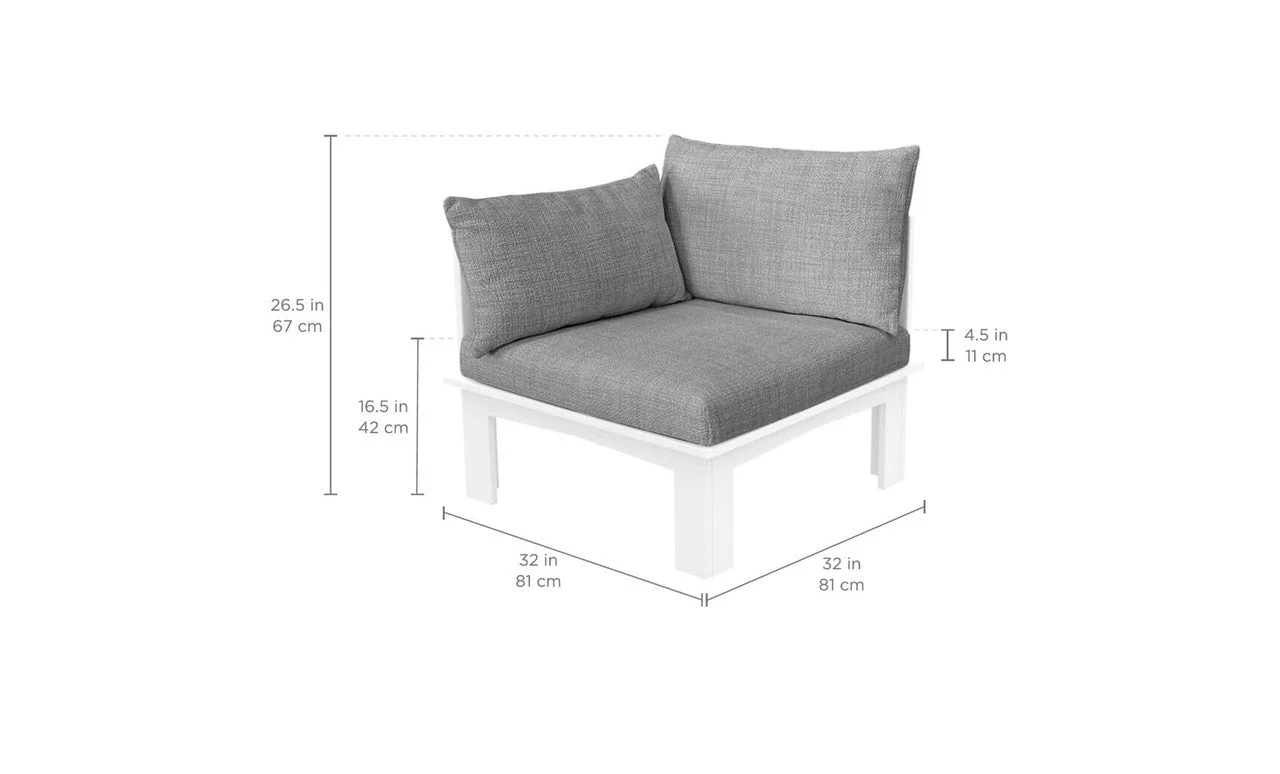 Ledge Lounger Mainstay Sectional Relaxed Right Armchair - Image 11