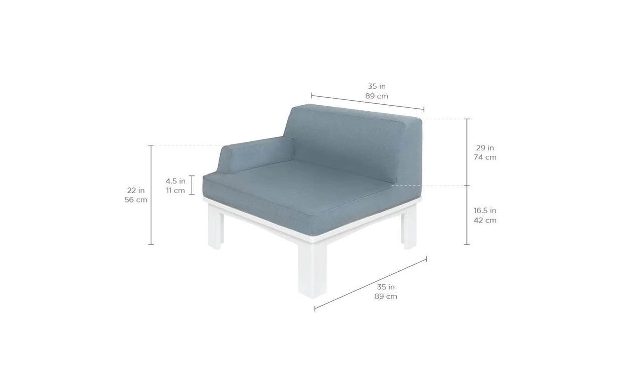 Ledge Lounger Mainstay Sectional Right Armchair - Image 3