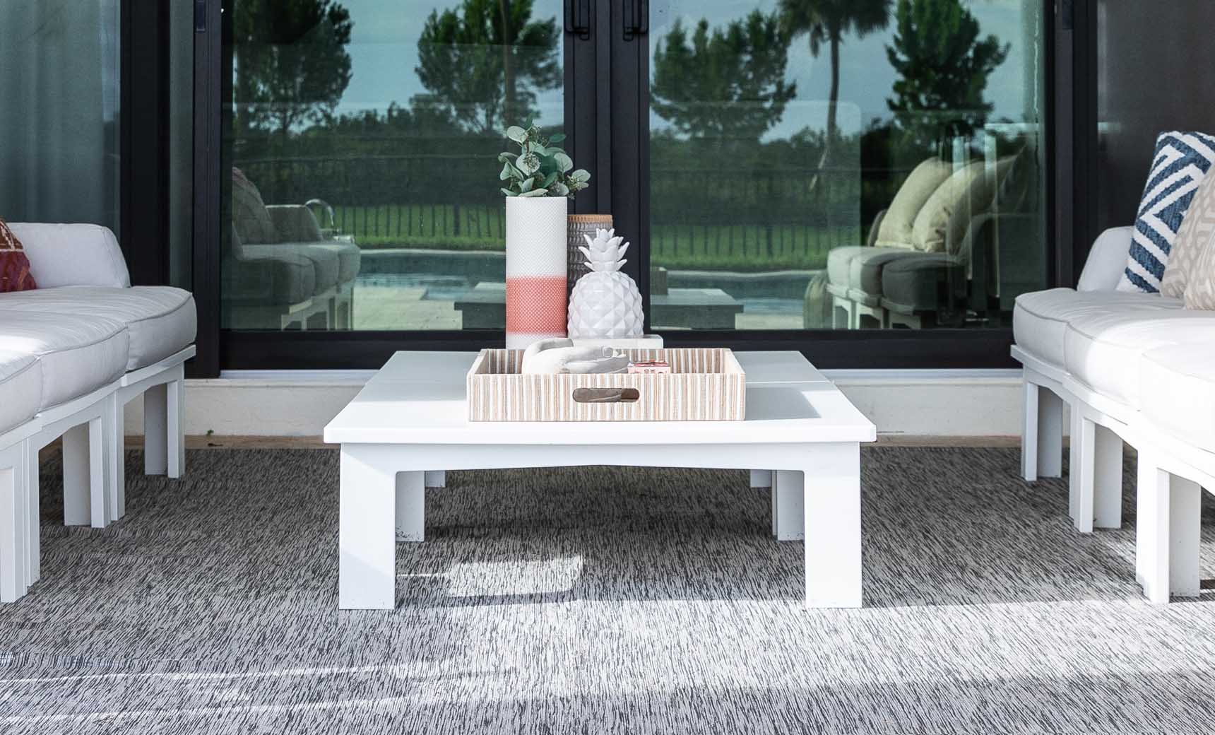 Ledge Lounger Mainstay Square Coffee Table - Image 2