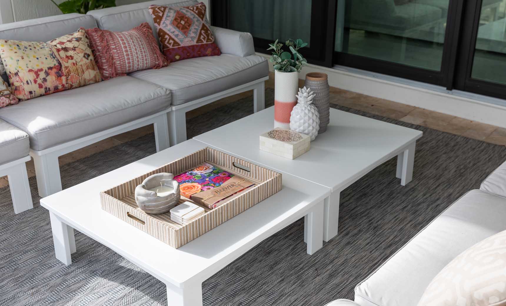 Ledge Lounger Mainstay Square Coffee Table - Image 3
