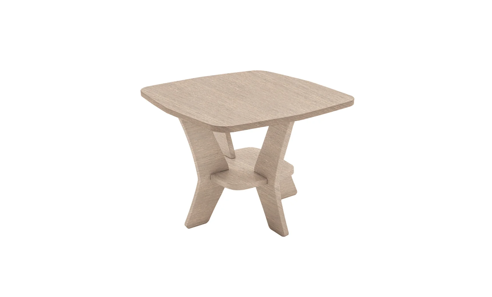 Ledge Lounger Mainstay Square Side Table - Image 12