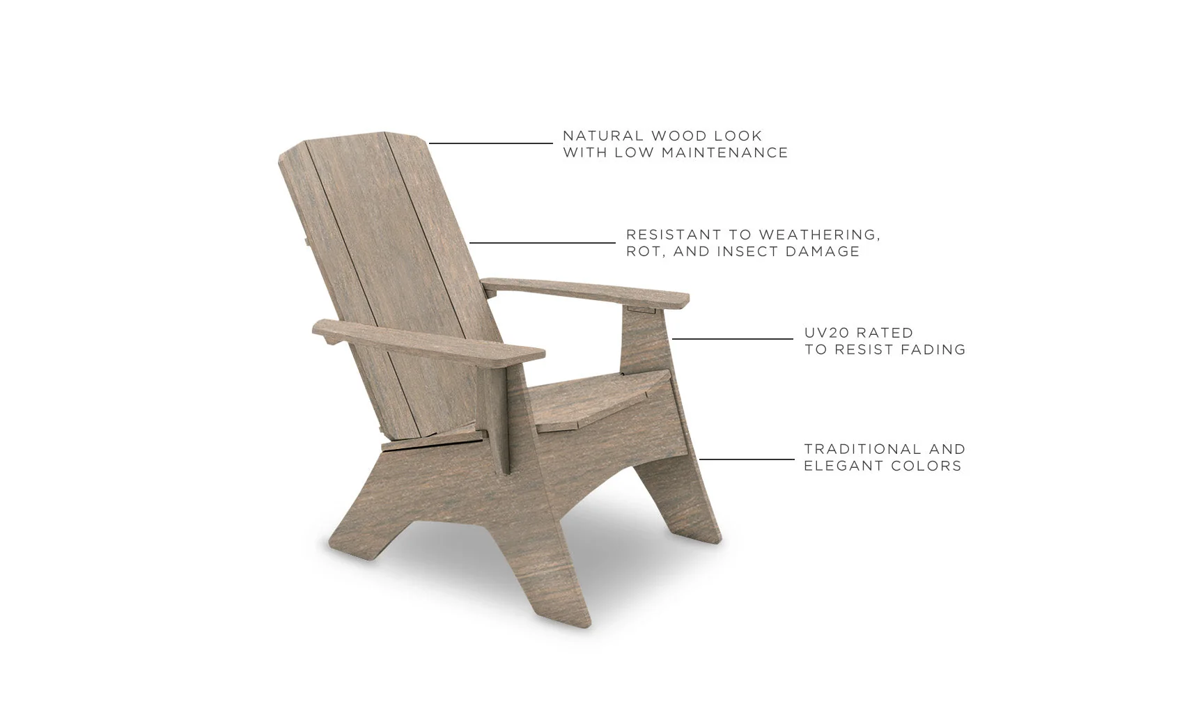 Ledge Lounger Mainstay Ultimate Adirondack - Image 9