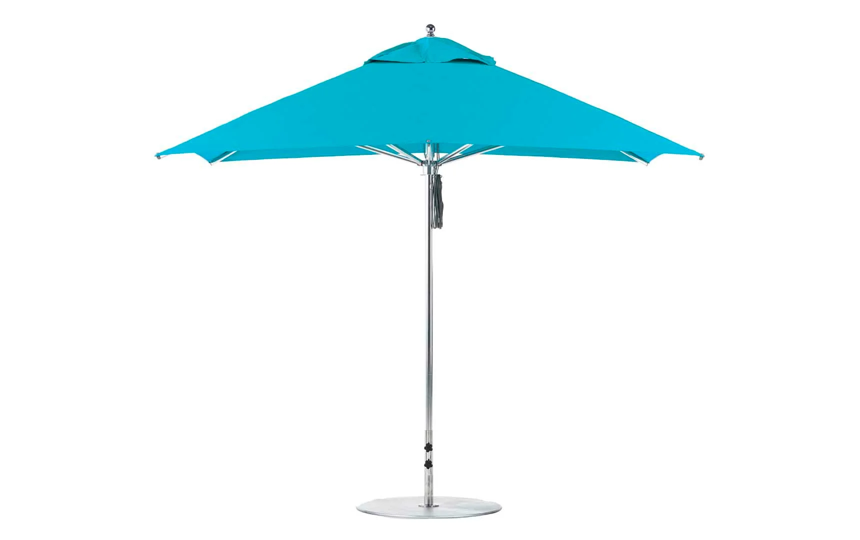 Ledge Lounger Premier Aluminum Umbrella - 10' Square Pulley - Image 10