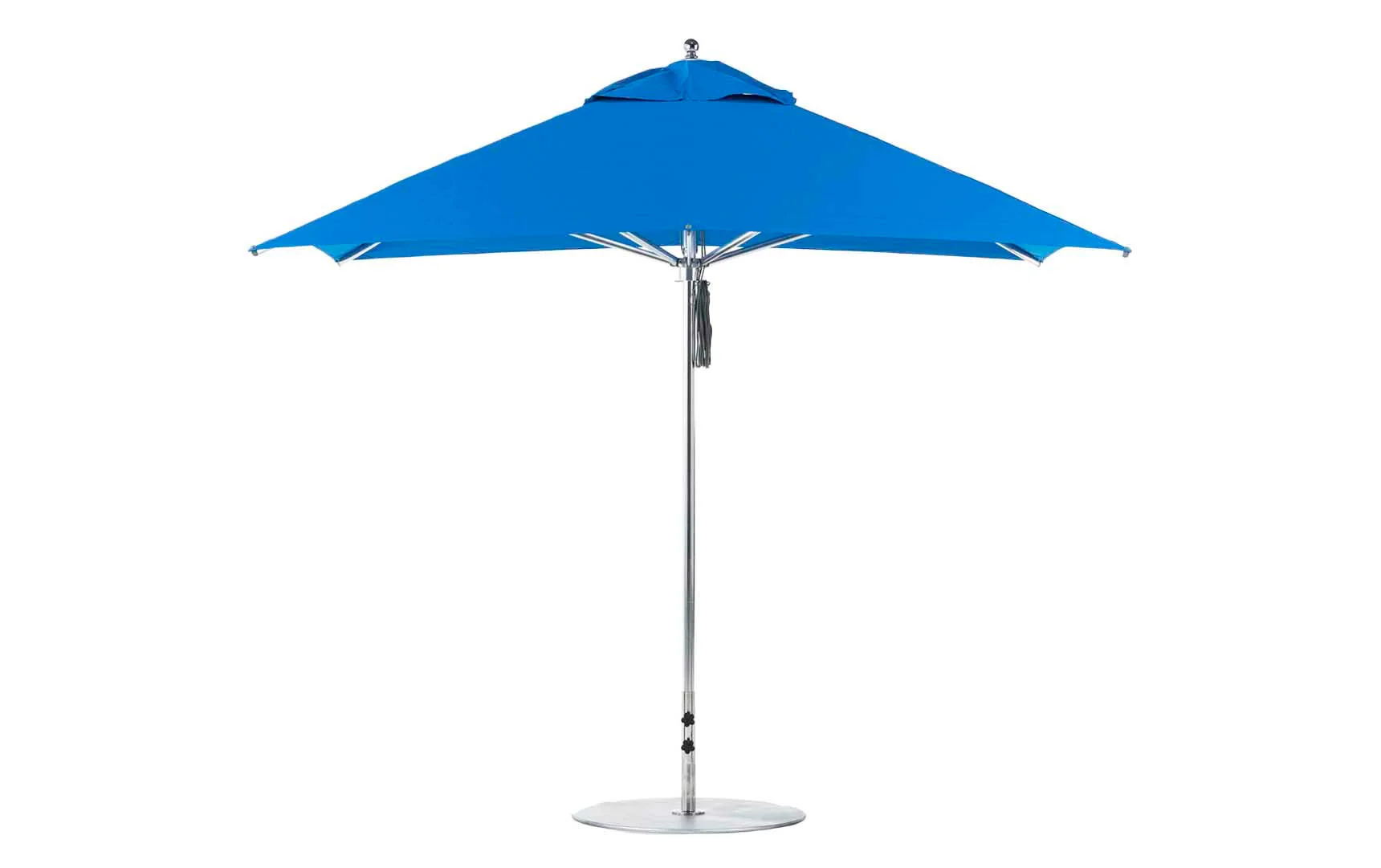 Ledge Lounger Premier Aluminum Umbrella - 10' Square Pulley - Image 11