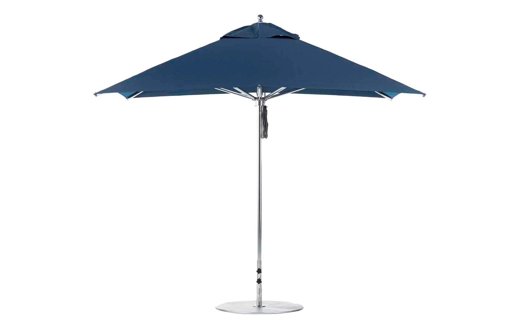 Ledge Lounger Premier Aluminum Umbrella - 10' Square Pulley - Image 12