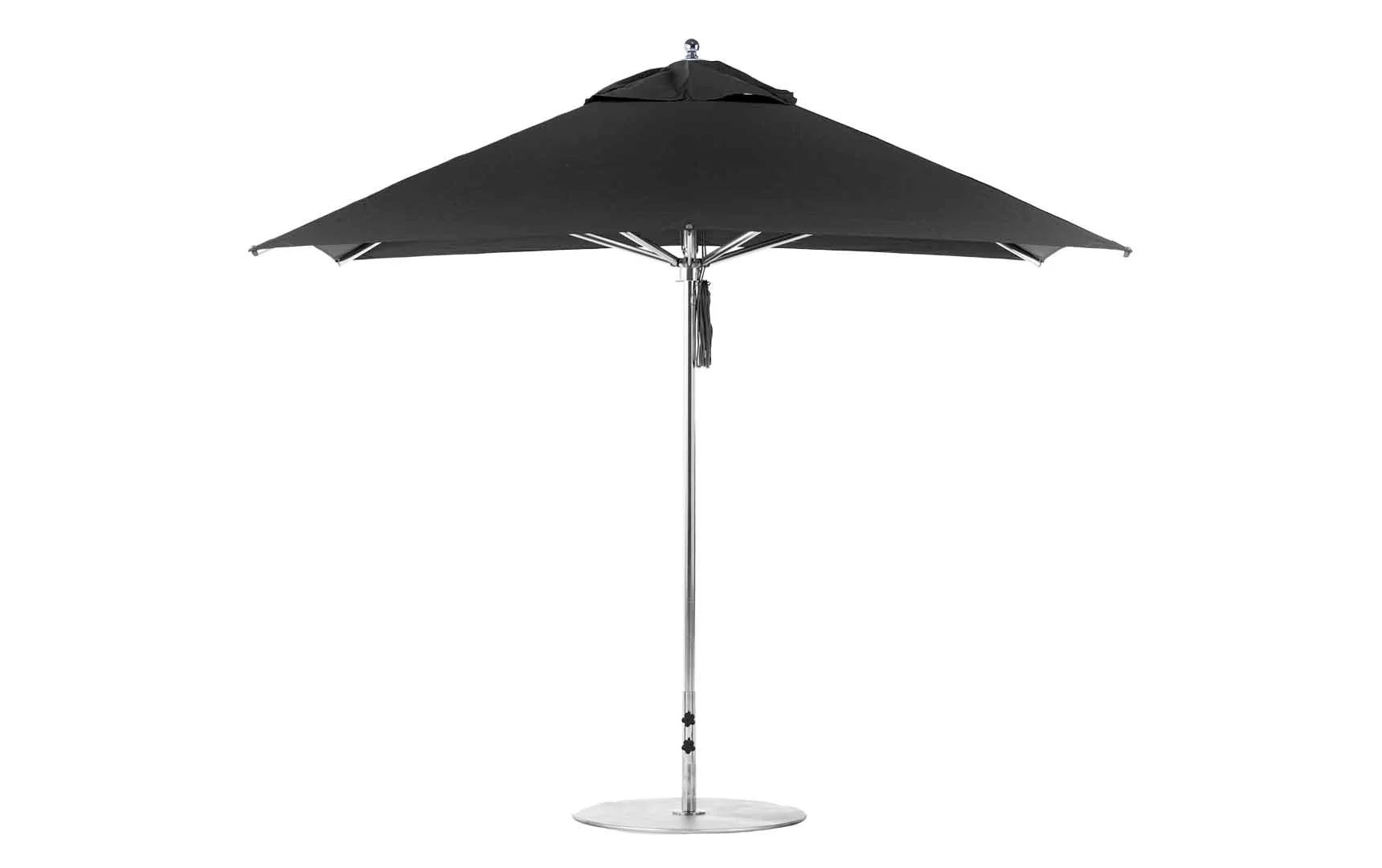 Ledge Lounger Premier Aluminum Umbrella - 10' Square Pulley - Image 13