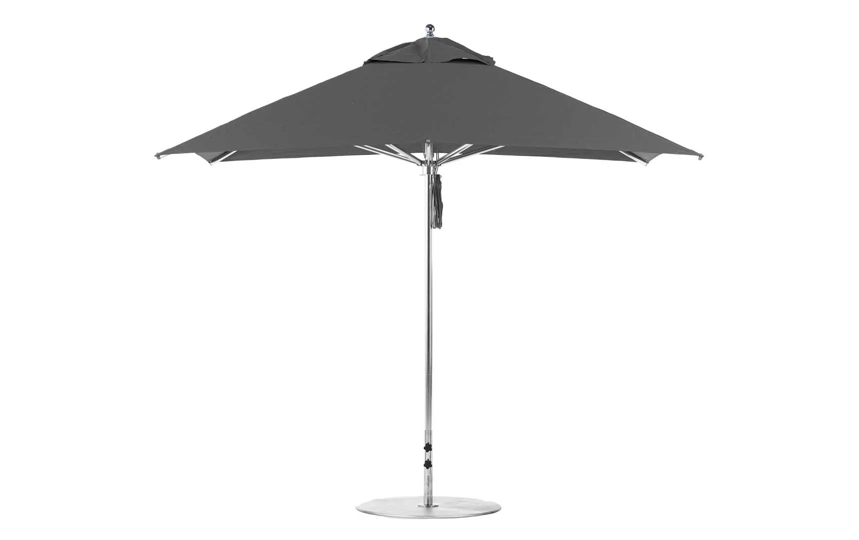 Ledge Lounger Premier Aluminum Umbrella - 10' Square Pulley - Image 14