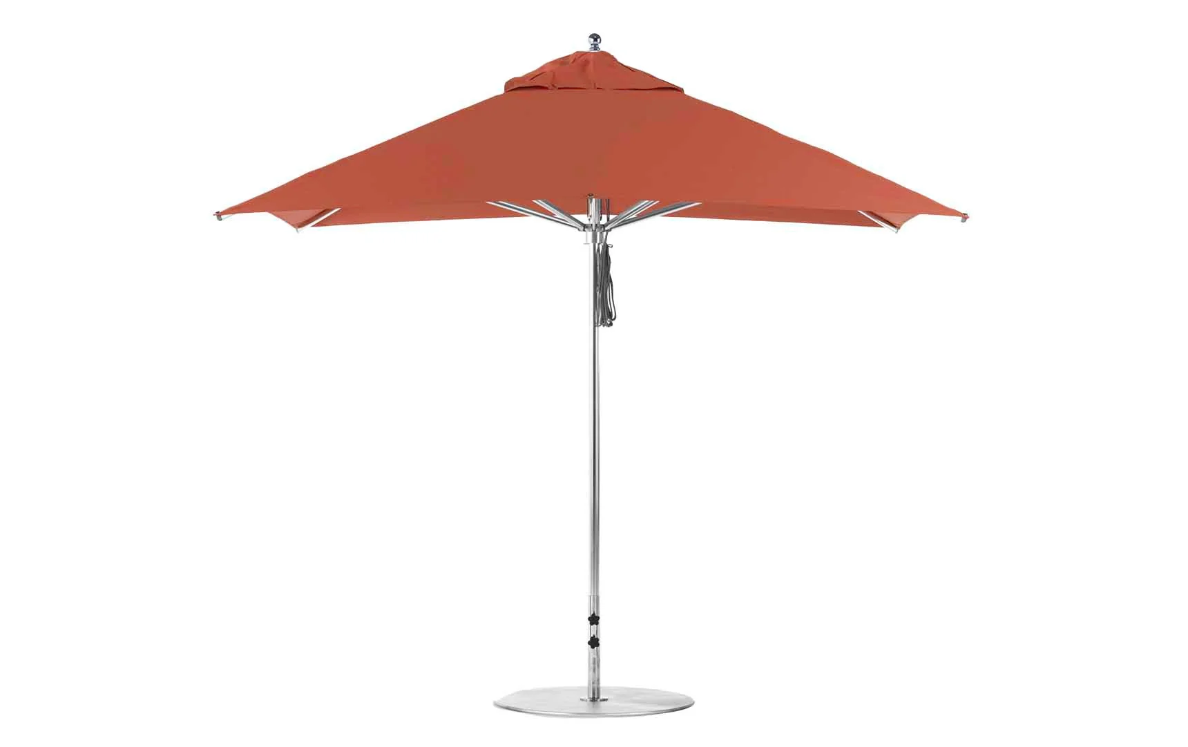 Ledge Lounger Premier Aluminum Umbrella - 10' Square Pulley - Image 15