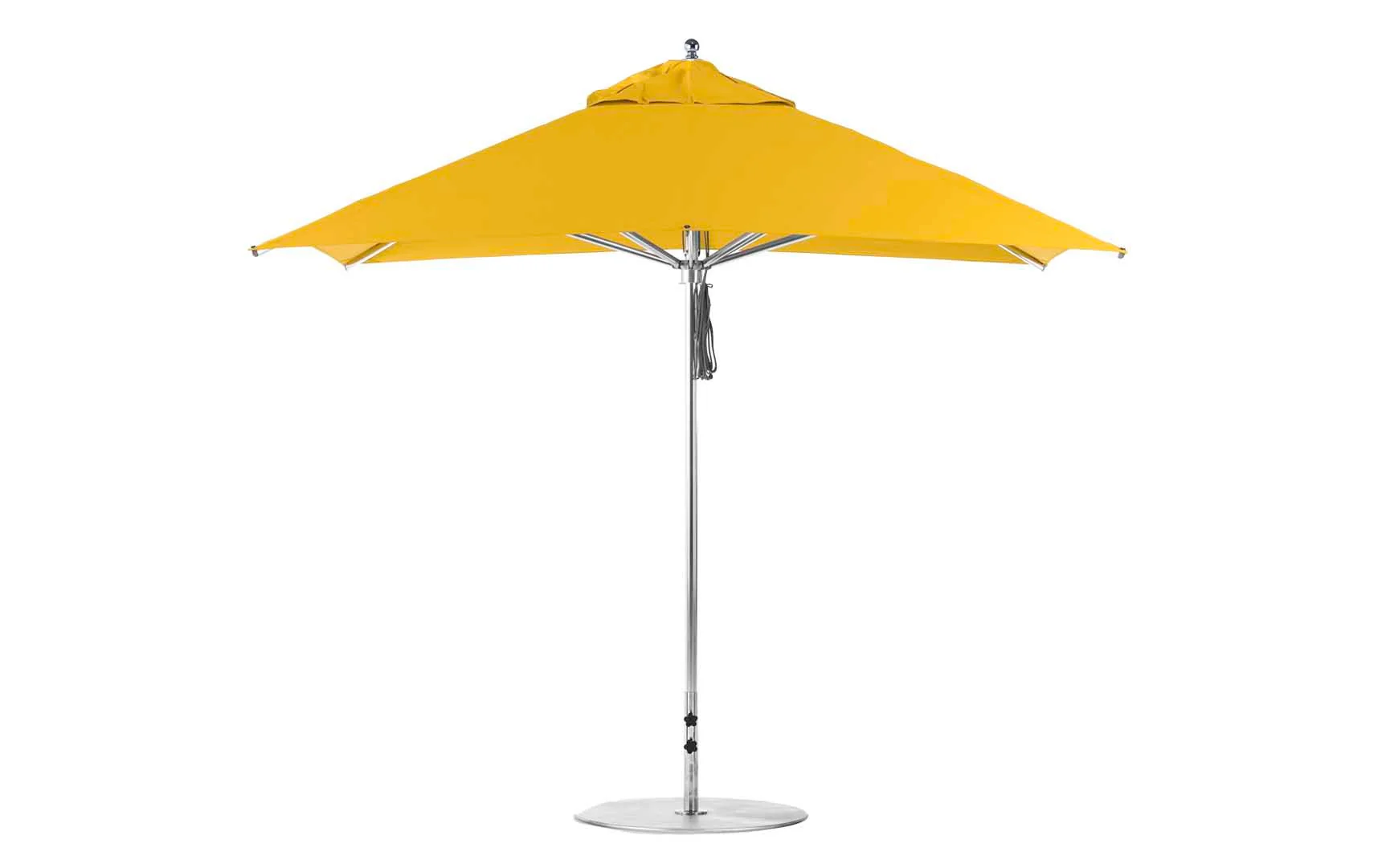 Ledge Lounger Premier Aluminum Umbrella - 10' Square Pulley - Image 16