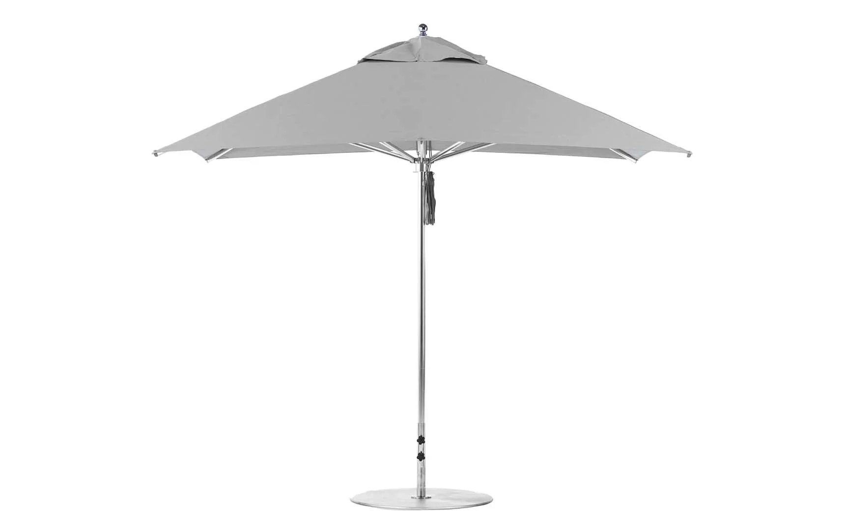 Ledge Lounger Premier Aluminum Umbrella - 10' Square Pulley - Image 2