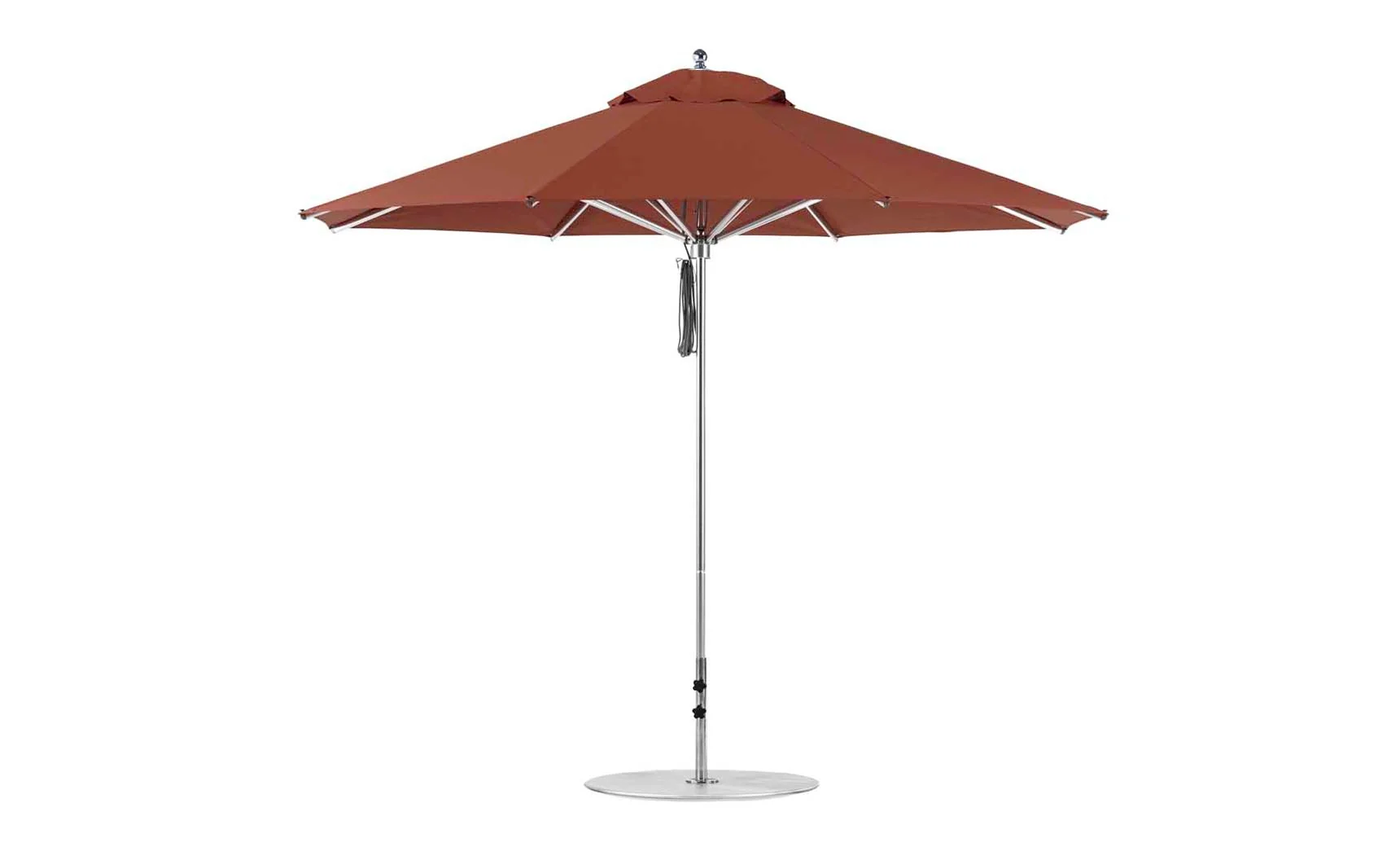Ledge Lounger Premier Aluminum Umbrella - 11' Octagon Pulley - Image 15