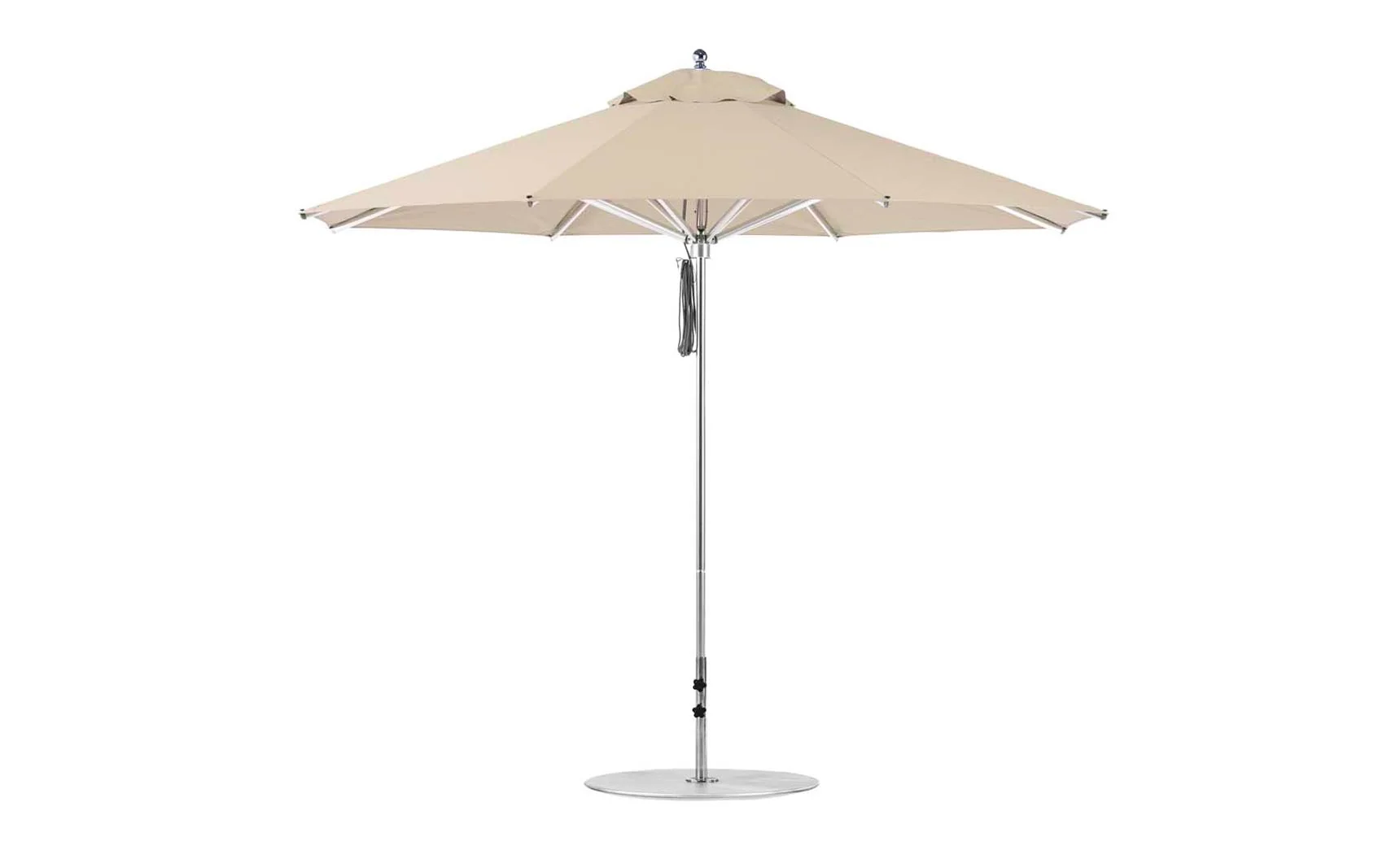 Ledge Lounger Premier Aluminum Umbrella - 11' Octagon Pulley - Image 9