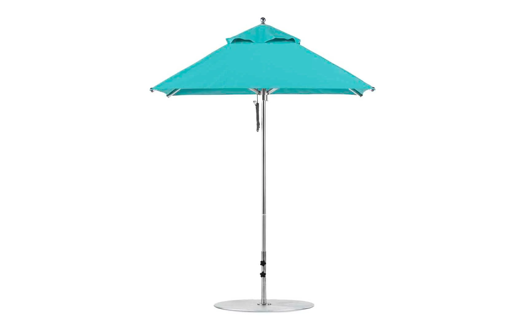 Ledge Lounger Premier Aluminum Umbrella - 6.5' Square Pulley - Image 10