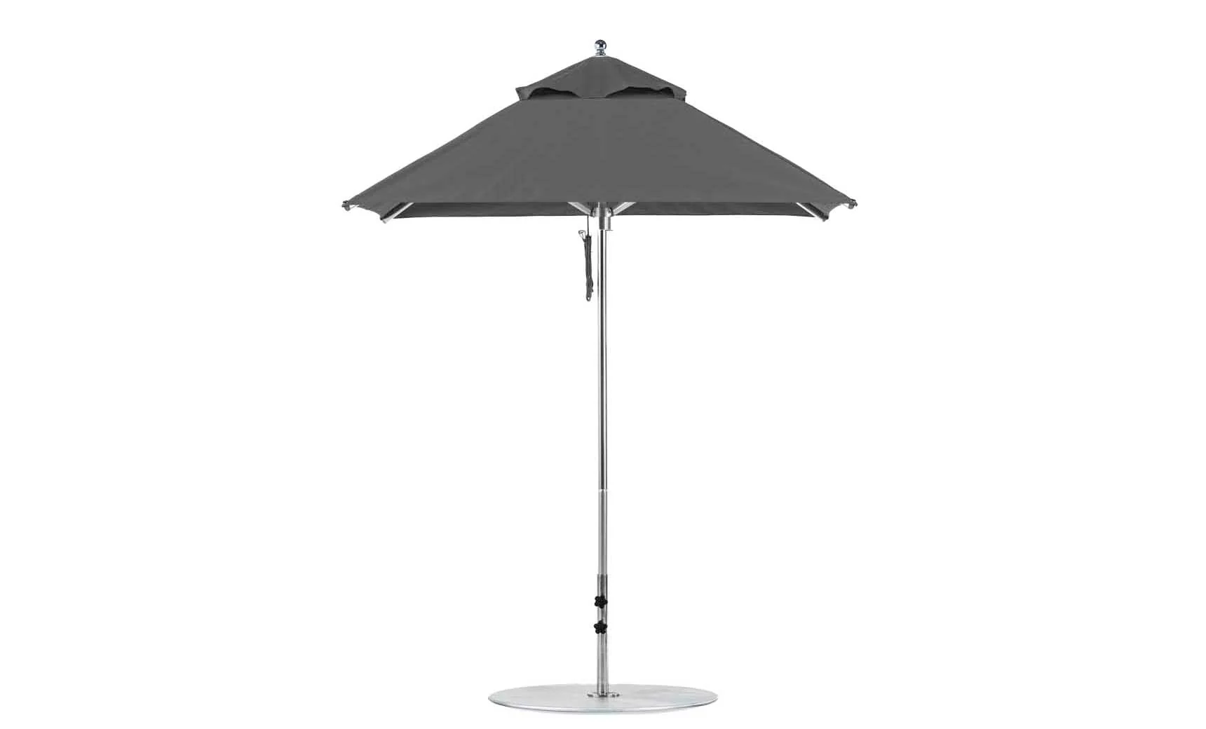 Ledge Lounger Premier Aluminum Umbrella - 6.5' Square Pulley - Image 14