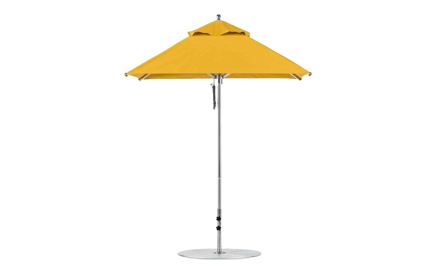 Ledge Lounger Premier Aluminum Umbrella - 6.5' Square Pulley - Image 16