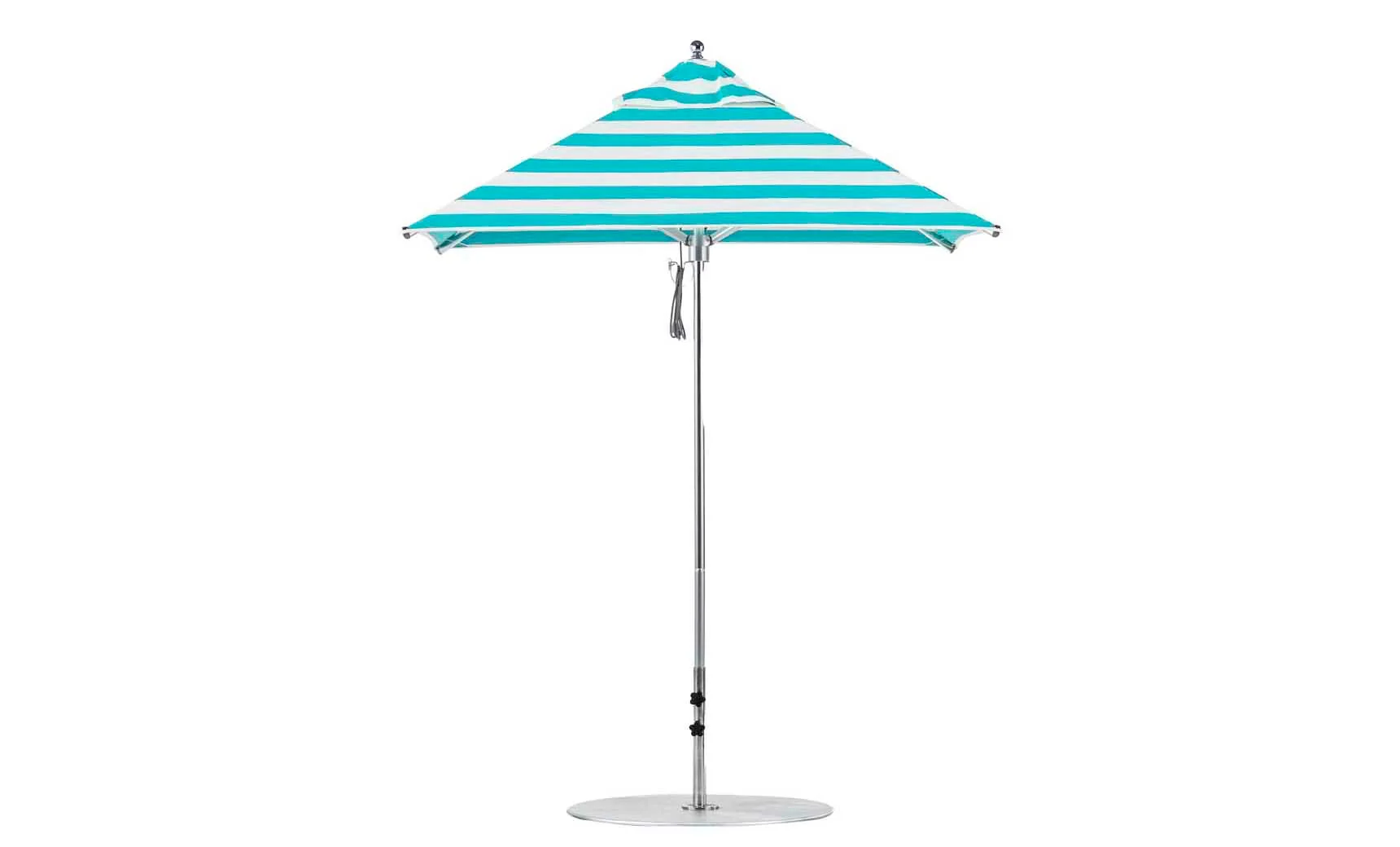Ledge Lounger Premier Aluminum Umbrella - 6.5' Square Pulley - Image 18