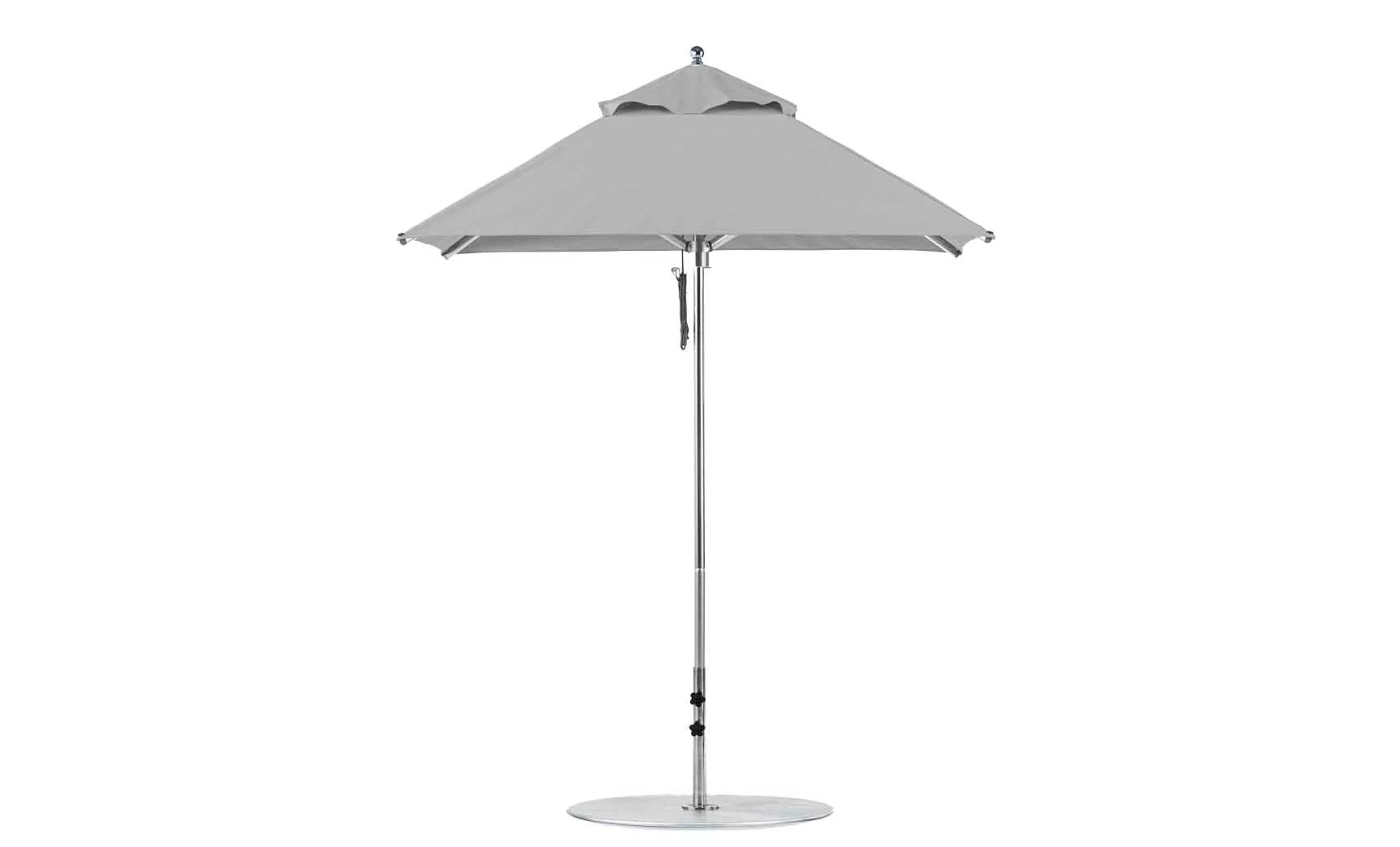 Ledge Lounger Premier Aluminum Umbrella - 6.5' Square Pulley - Image 2