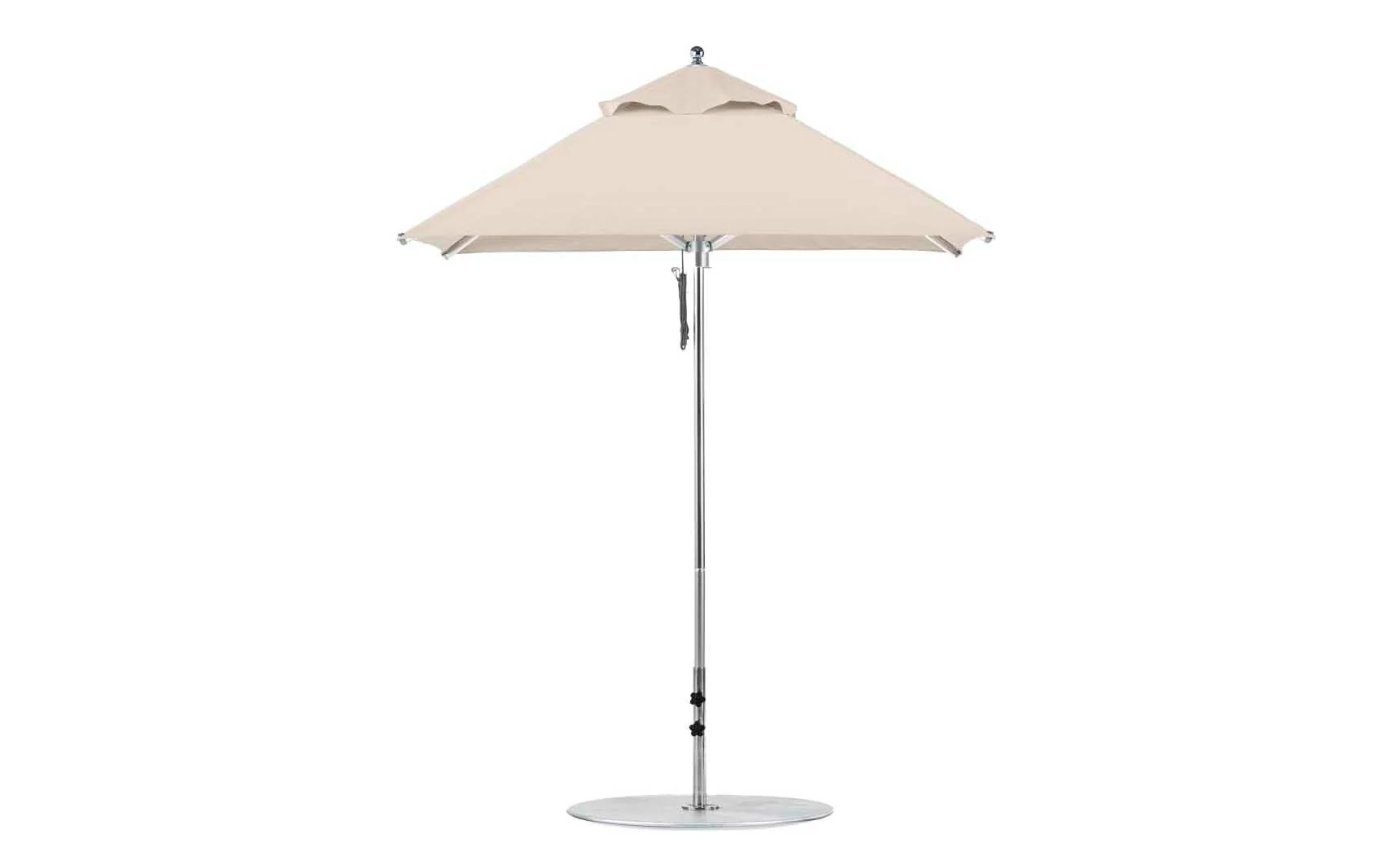 Ledge Lounger Premier Aluminum Umbrella - 6.5' Square Pulley - Image 9
