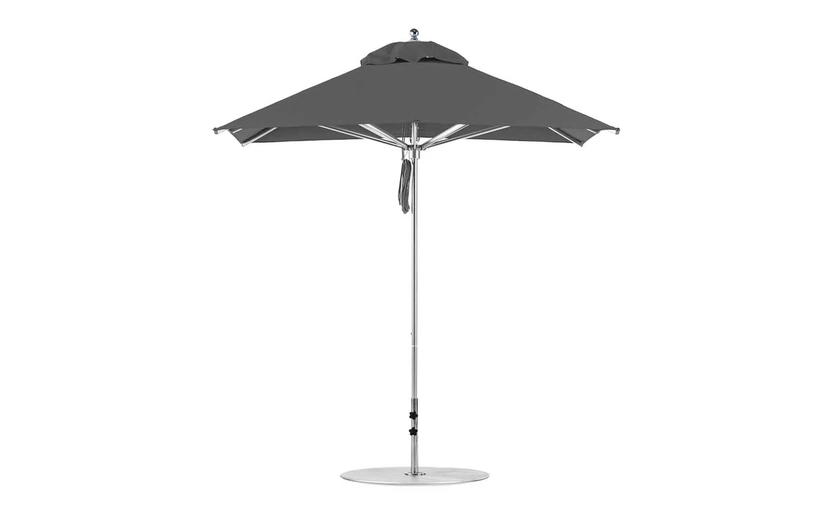 Ledge Lounger Premier Aluminum Umbrella - 7.5' Square Pulley - Image 14