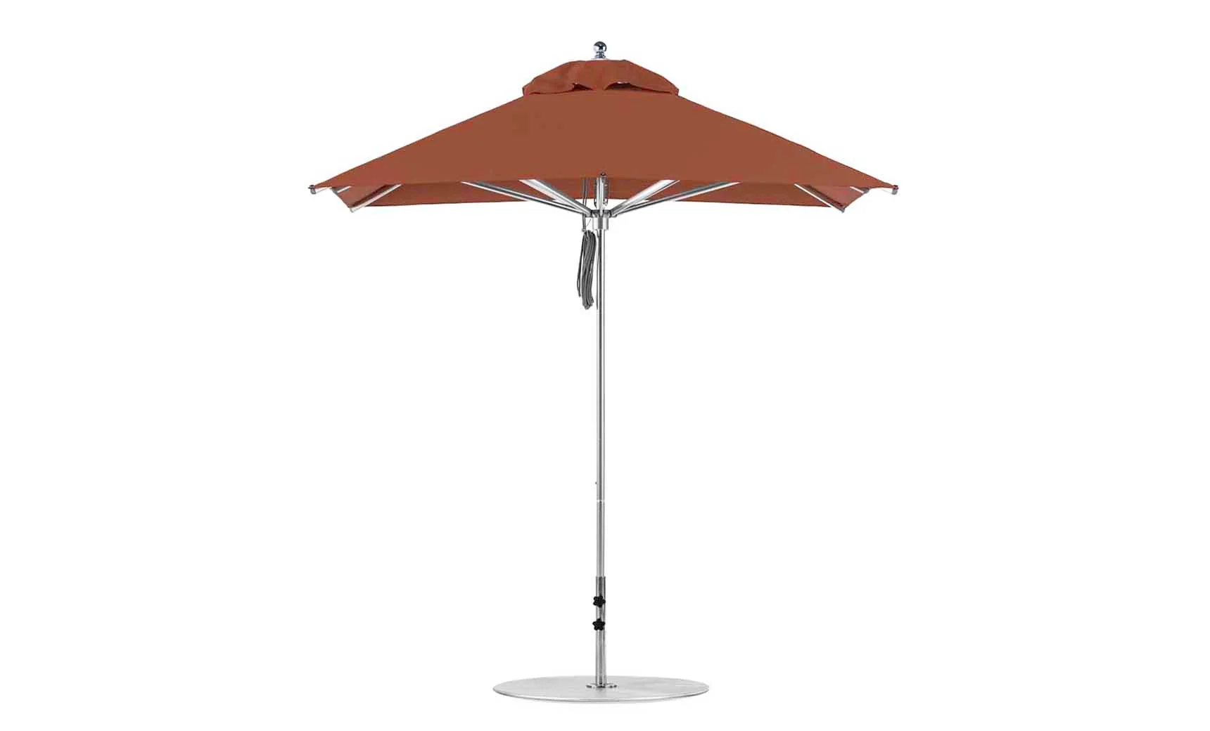 Ledge Lounger Premier Aluminum Umbrella - 7.5' Square Pulley - Image 15