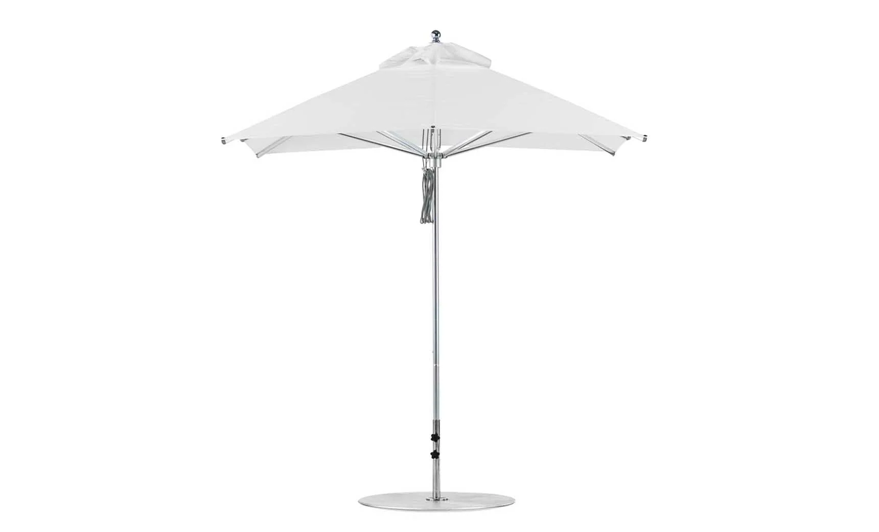 Ledge Lounger Premier Aluminum Umbrella - 7.5' Square Pulley - Image 8