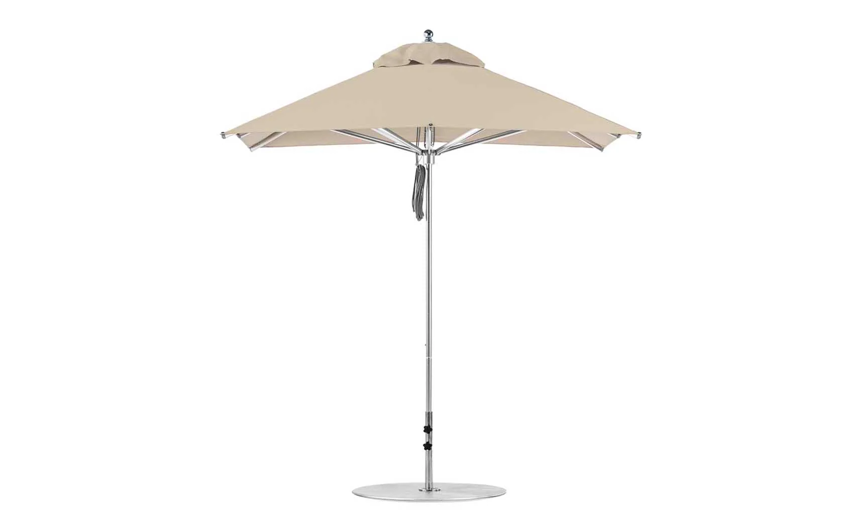 Ledge Lounger Premier Aluminum Umbrella - 7.5' Square Pulley - Image 9