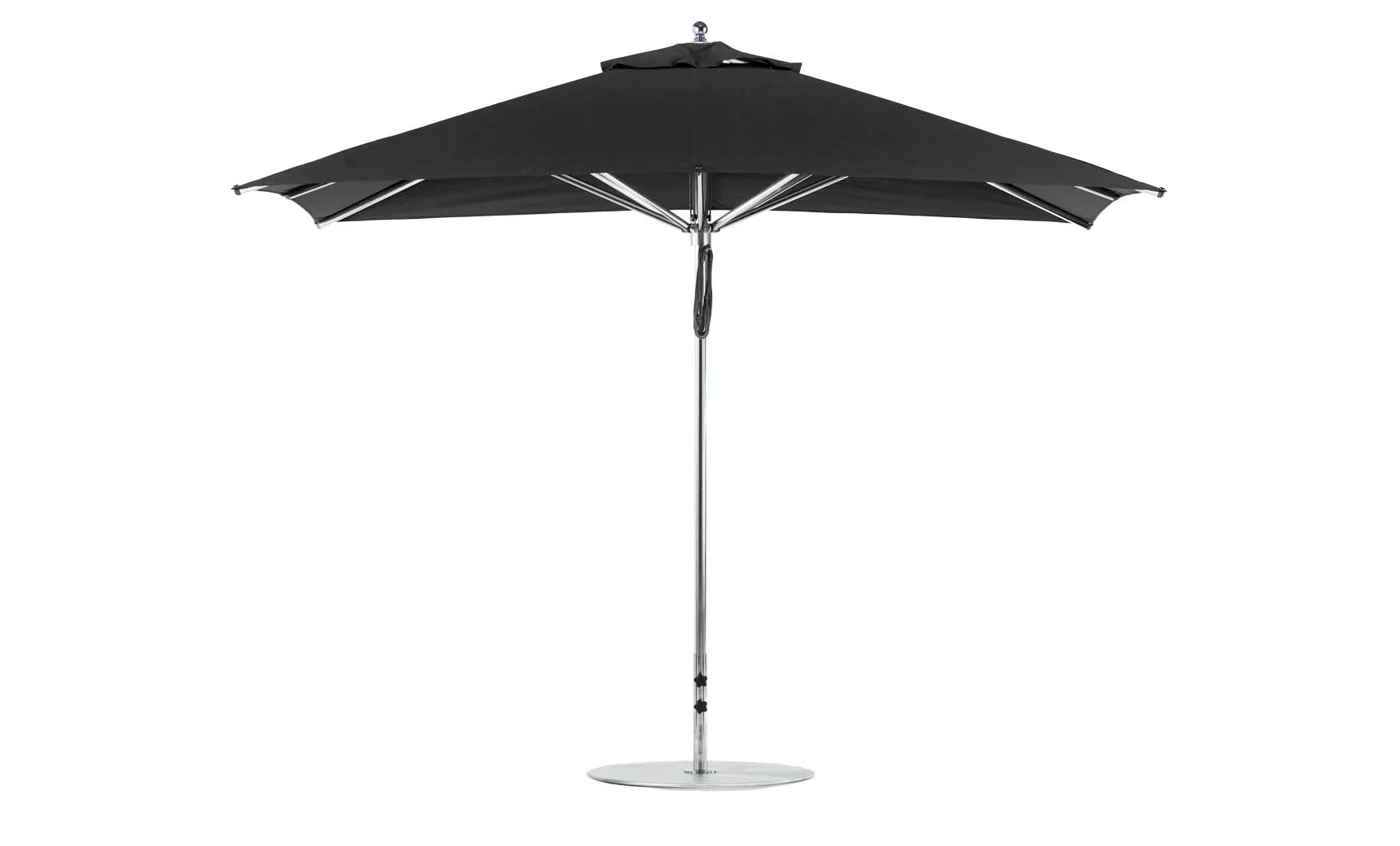 Ledge Lounger Premier Aluminum Umbrella - 8.5' Rectangle Pulley - Image 13