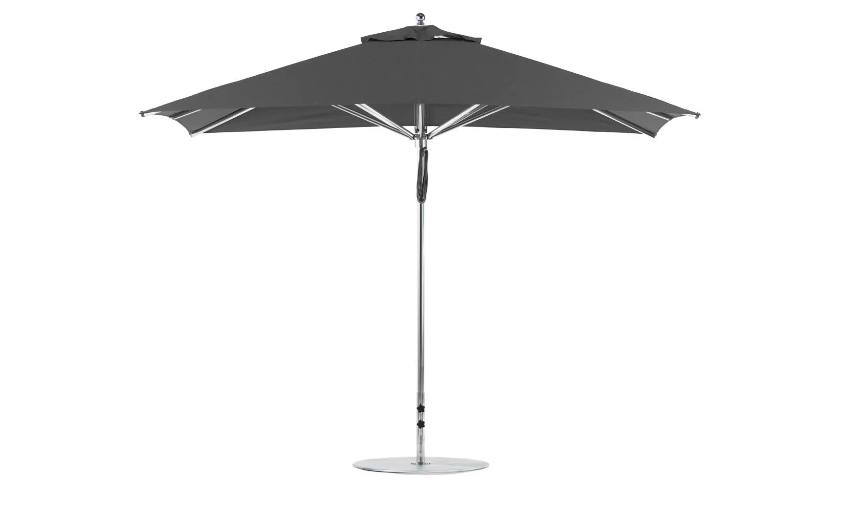 Ledge Lounger Premier Aluminum Umbrella - 8.5' Rectangle Pulley - Image 14