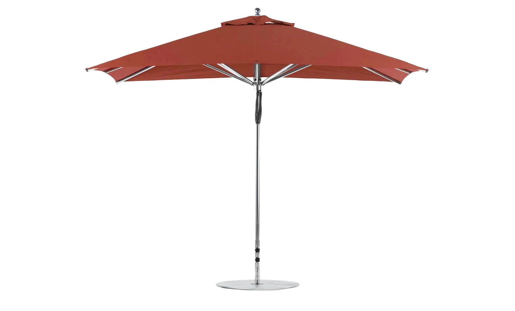 Ledge Lounger Premier Aluminum Umbrella - 8.5' Rectangle Pulley - Image 15