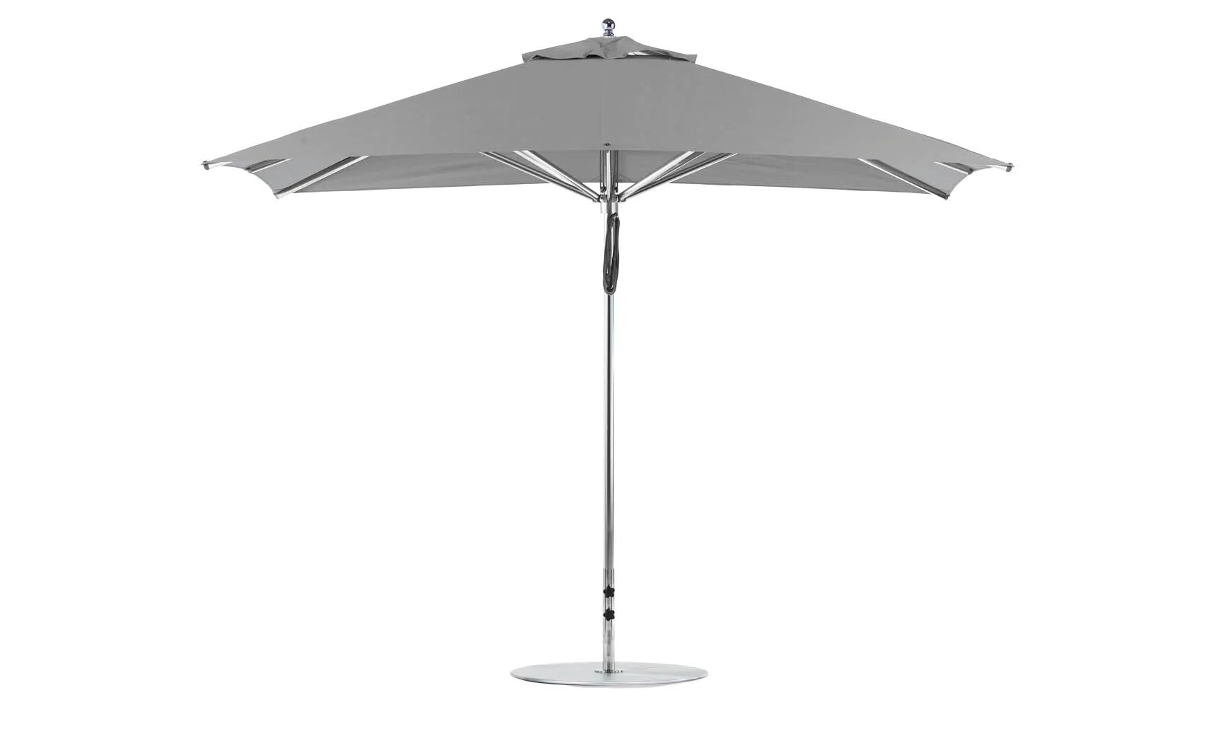 Ledge Lounger Premier Aluminum Umbrella - 8.5' Rectangle Pulley - Image 2
